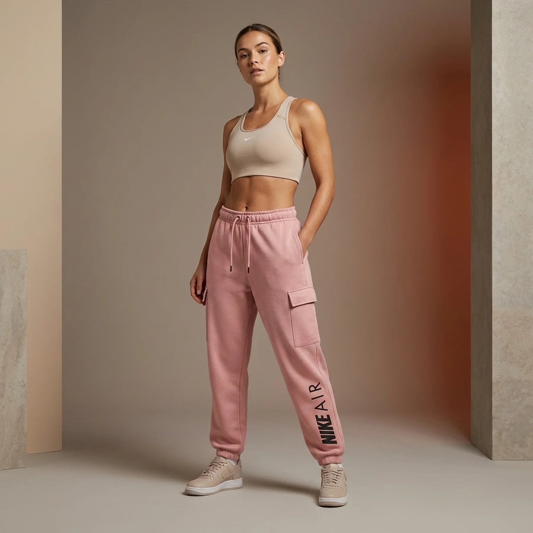 Брюки жіночі Nike W Nsw Air Pant Flc Mr (CZ8626-693)