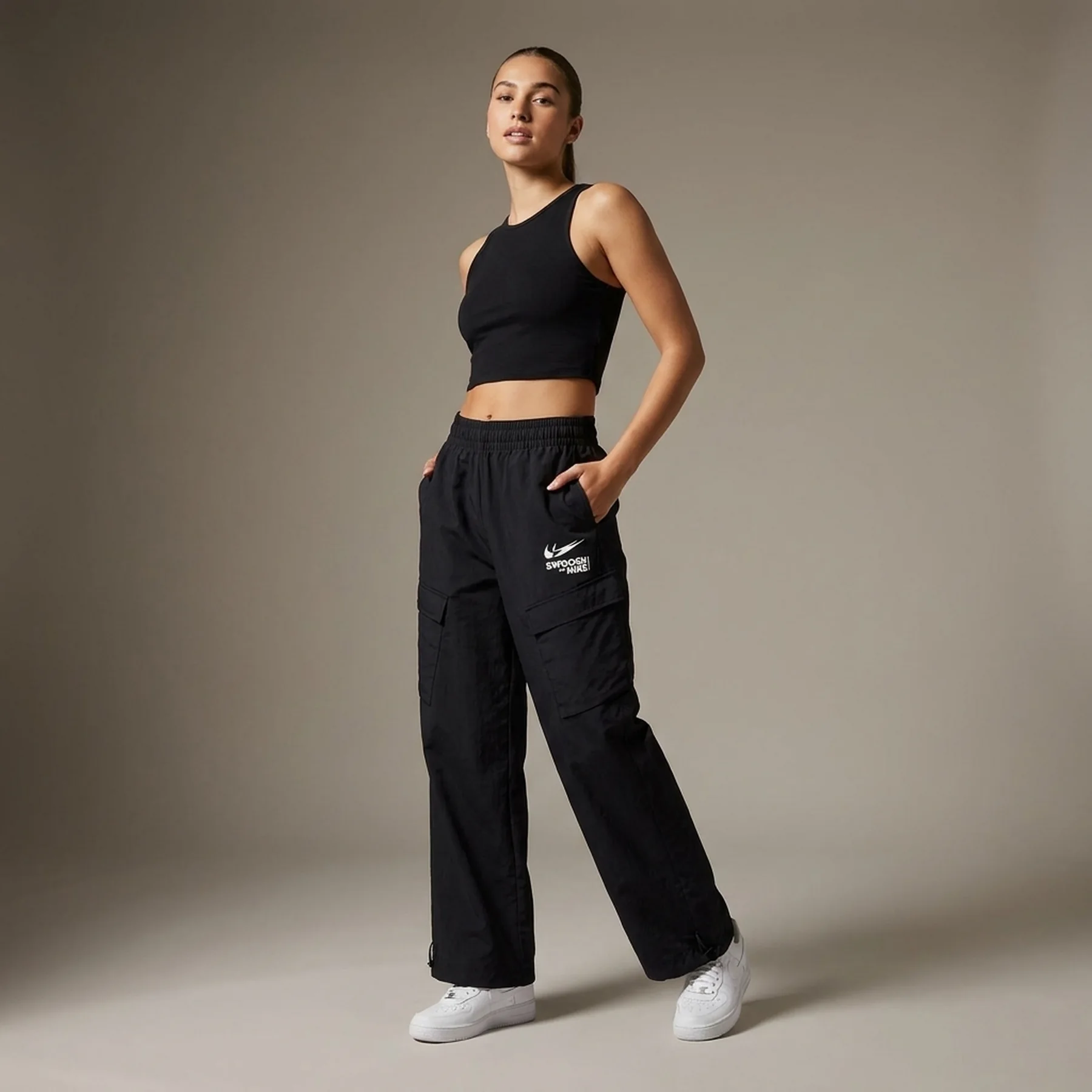 Брюки жіночі Nike W Nsw Cargo Woven Gls (FZ4637-010)