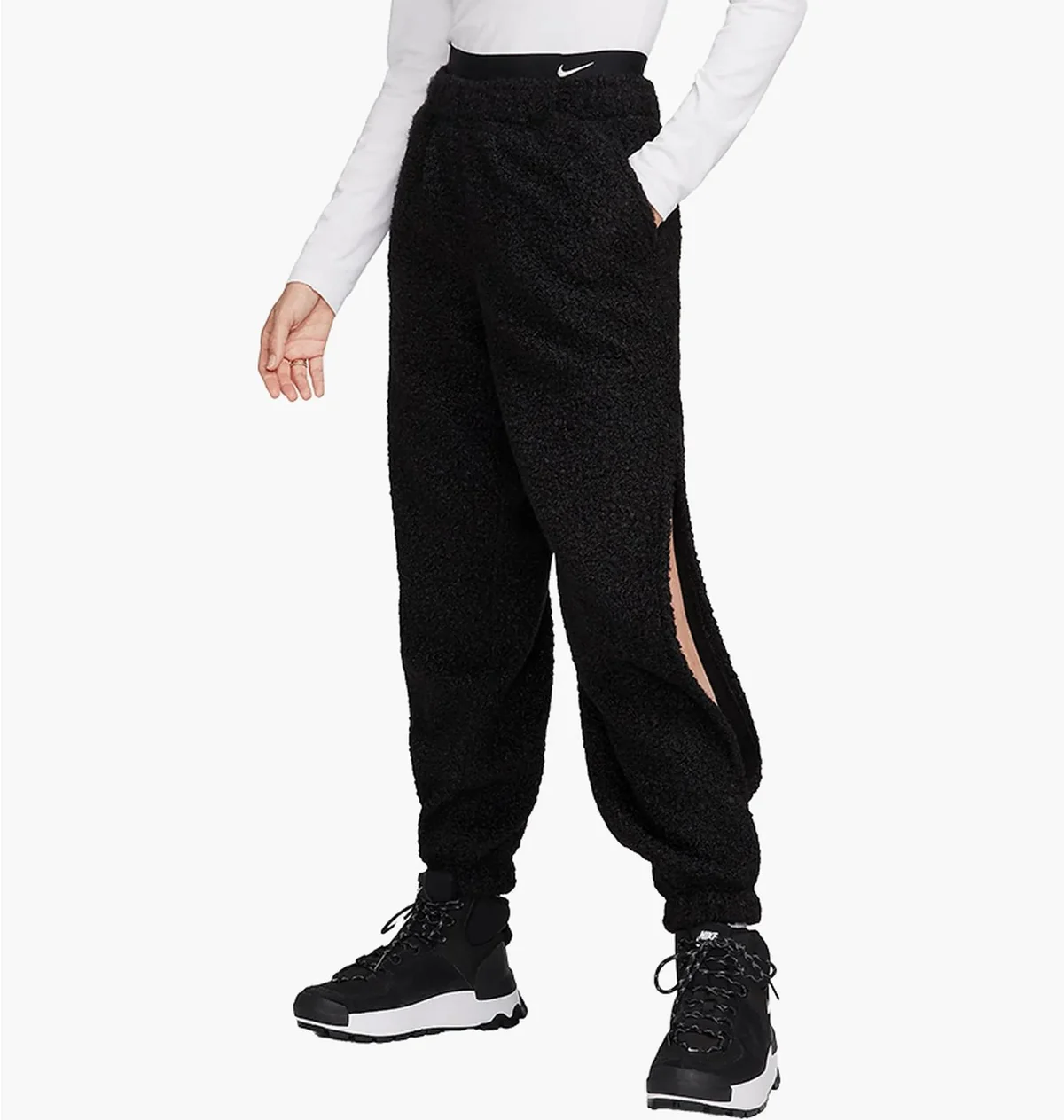 Брюки жіночі Nike W Nsw Clcctn Shrpa Jggr Mbrshp (FB8757-010)