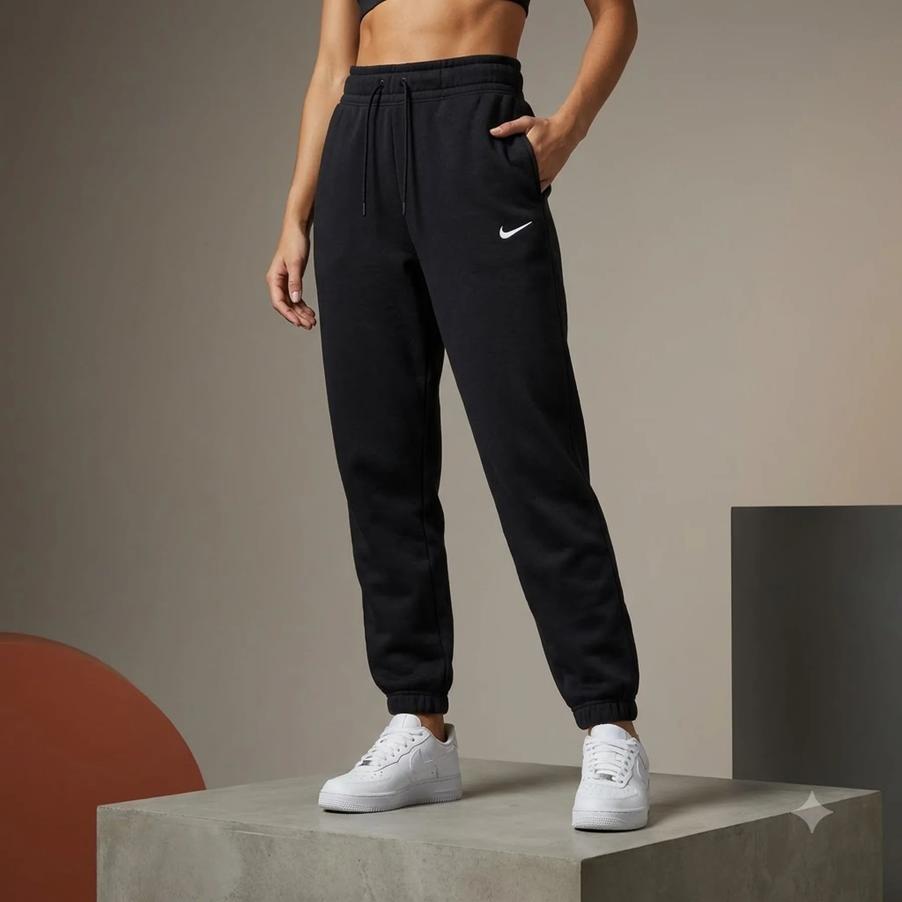 Брюки жіночі Nike W Nsw Phnx Flc Mr (FZ7626-010)