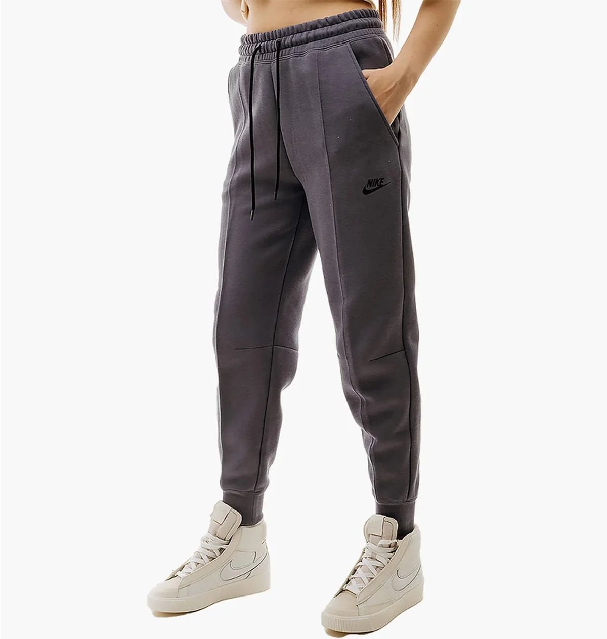 Брюки жіночі Nike W Nsw Tch Flc Mr Jggr (FB8330-003)