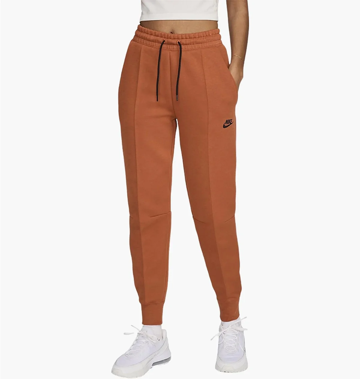 Брюки жіночі Nike W Nsw Tch Flc Mr Jggr Orange (FB8330-825)