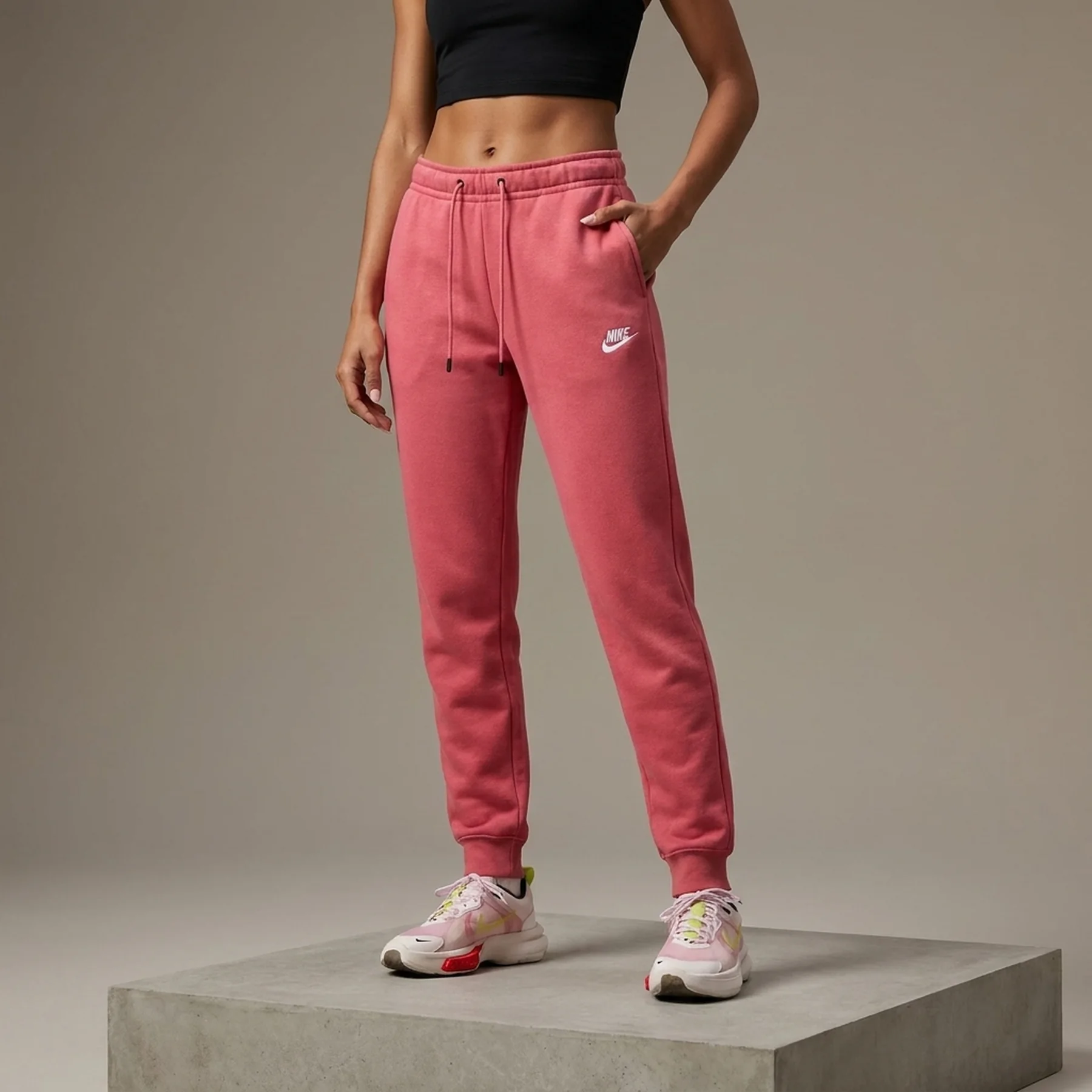 Брюки жіночі Nike Wmns Nsw Essential Pink (BV4095-622)