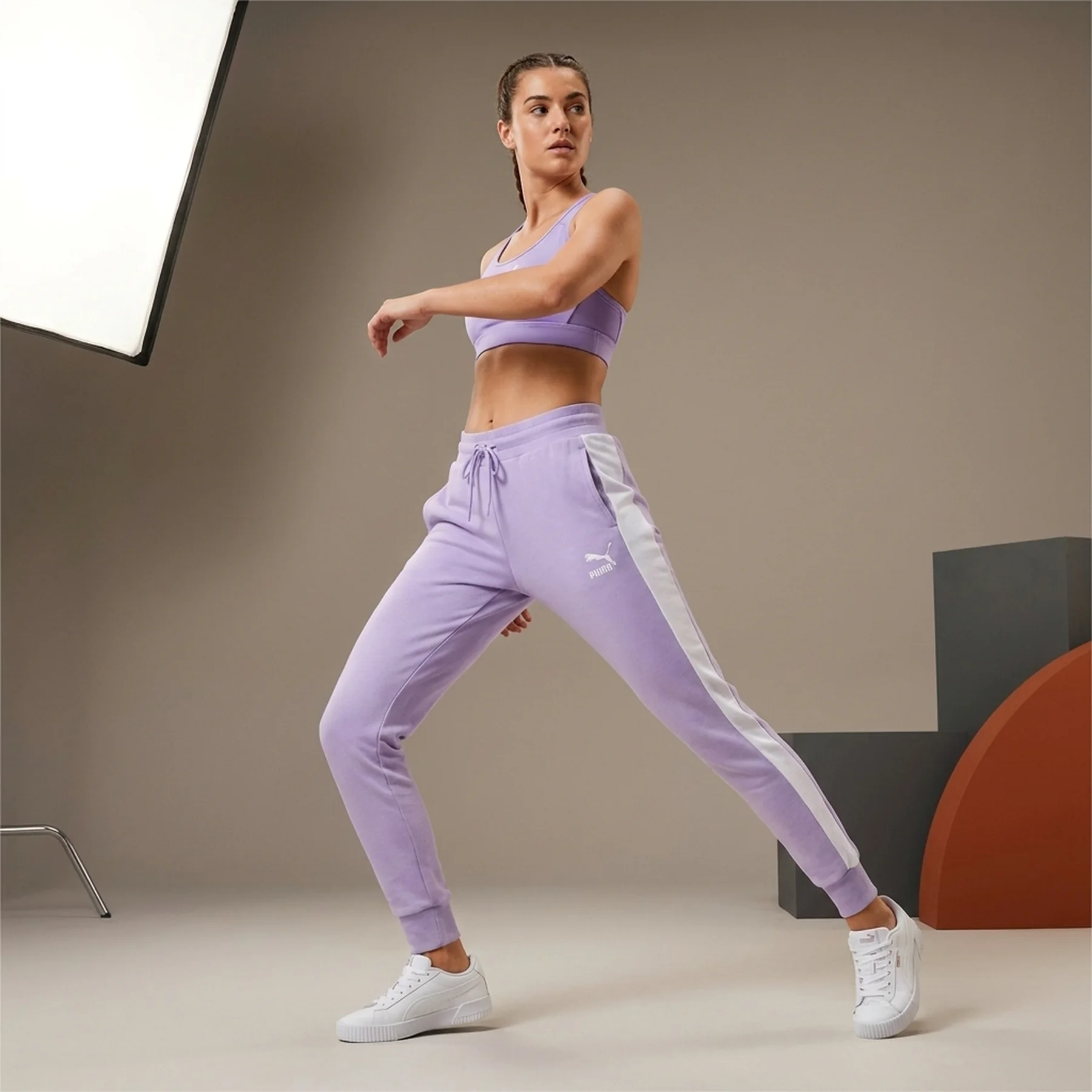 Брюки жіночі Puma Iconic T7 Violet (530083-25)