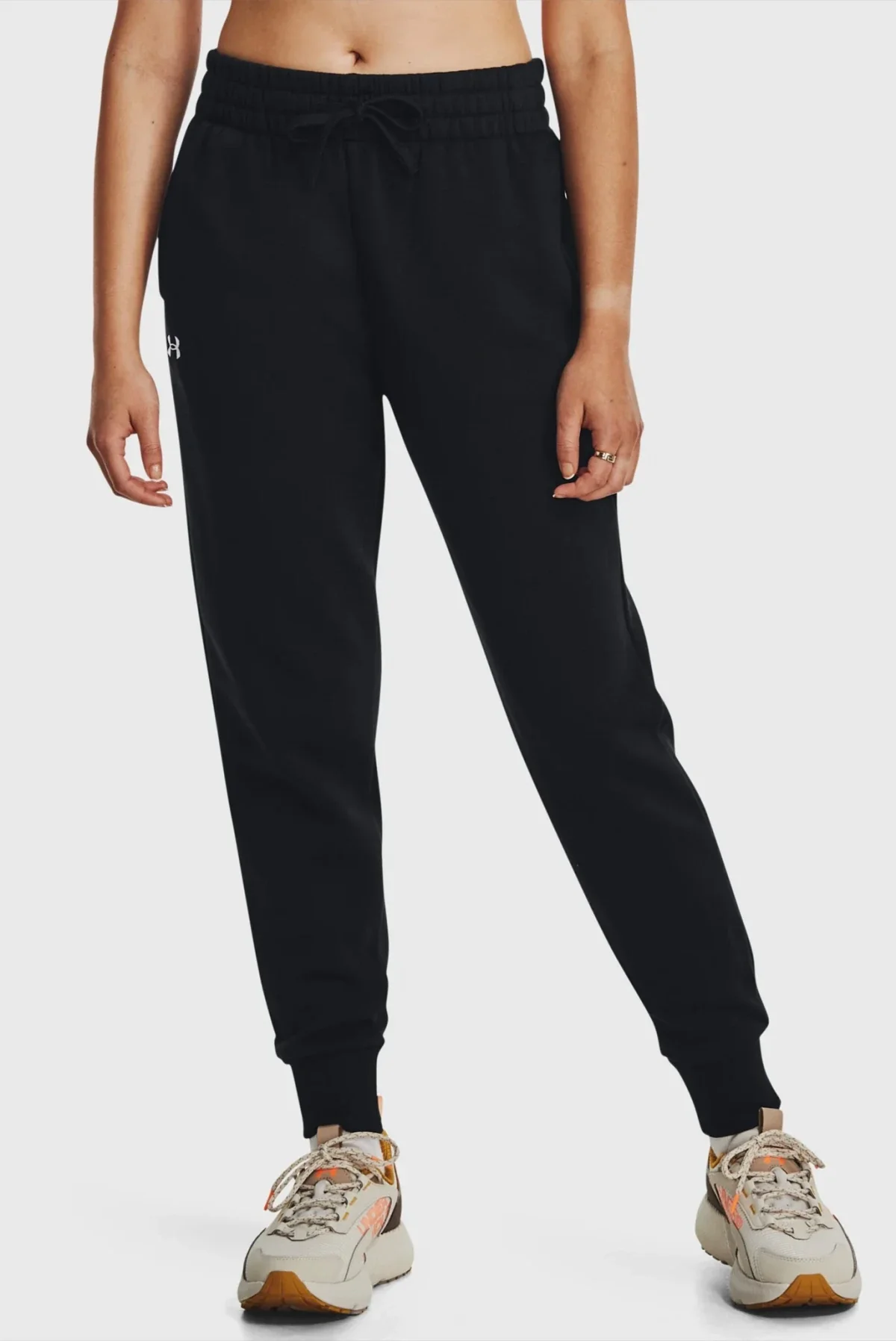 Брюки жіночі Under Armour Pants Ua Rival Fleece Jogger-Blk Black (1379438-001)