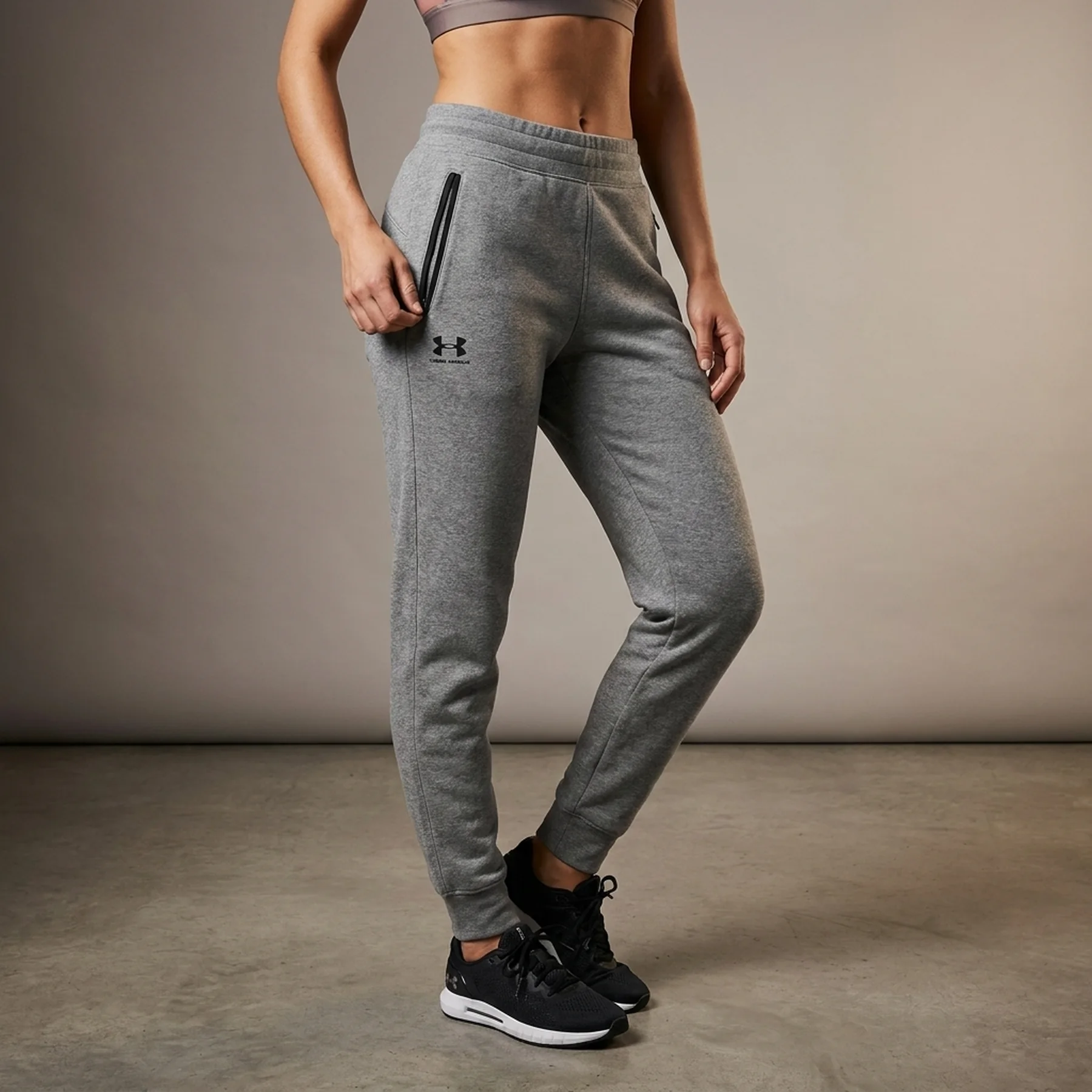 Брюки жіночі Under Armour Unstoppable Flc Jogger Grey (1379846-348)