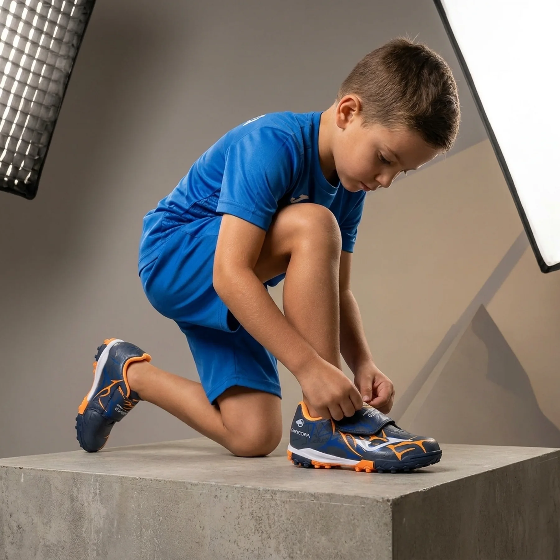 Бутси дитячі Joma Super Copa Blue/Orange (SCJW2503TFV)