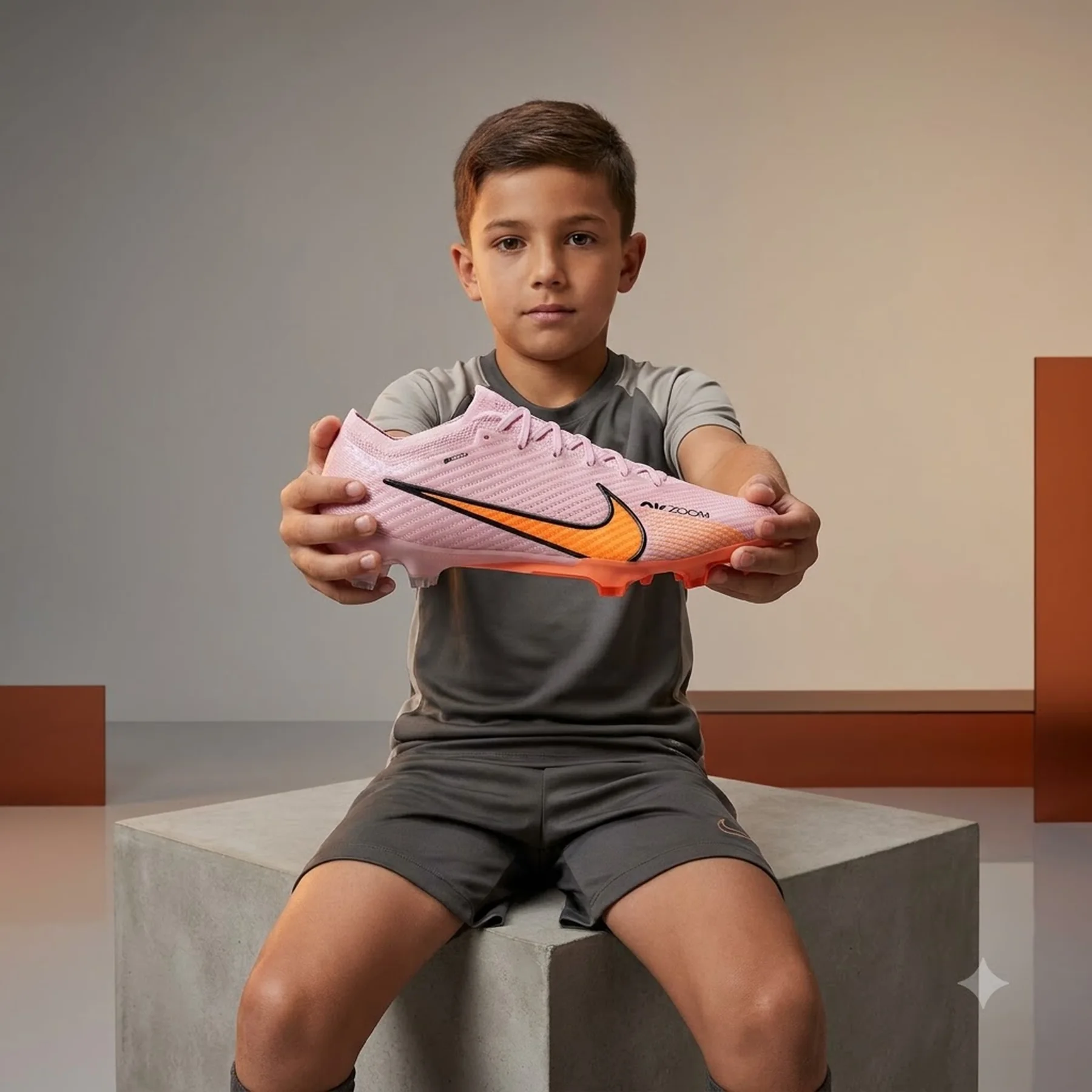 Бутси дитячі Nike Air Zoom Mercurial Vapor 16 Pro Fg Pink (HF5448-600)
