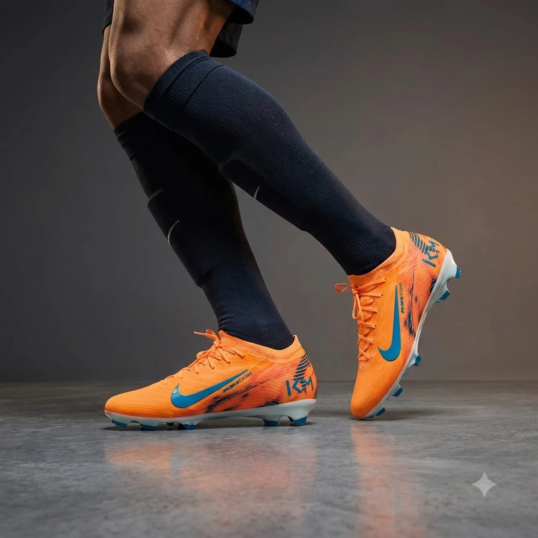 Бутси унісекс Nike Zoom Vapor 16 Pro Mbappe Orange (FQ8689-801)