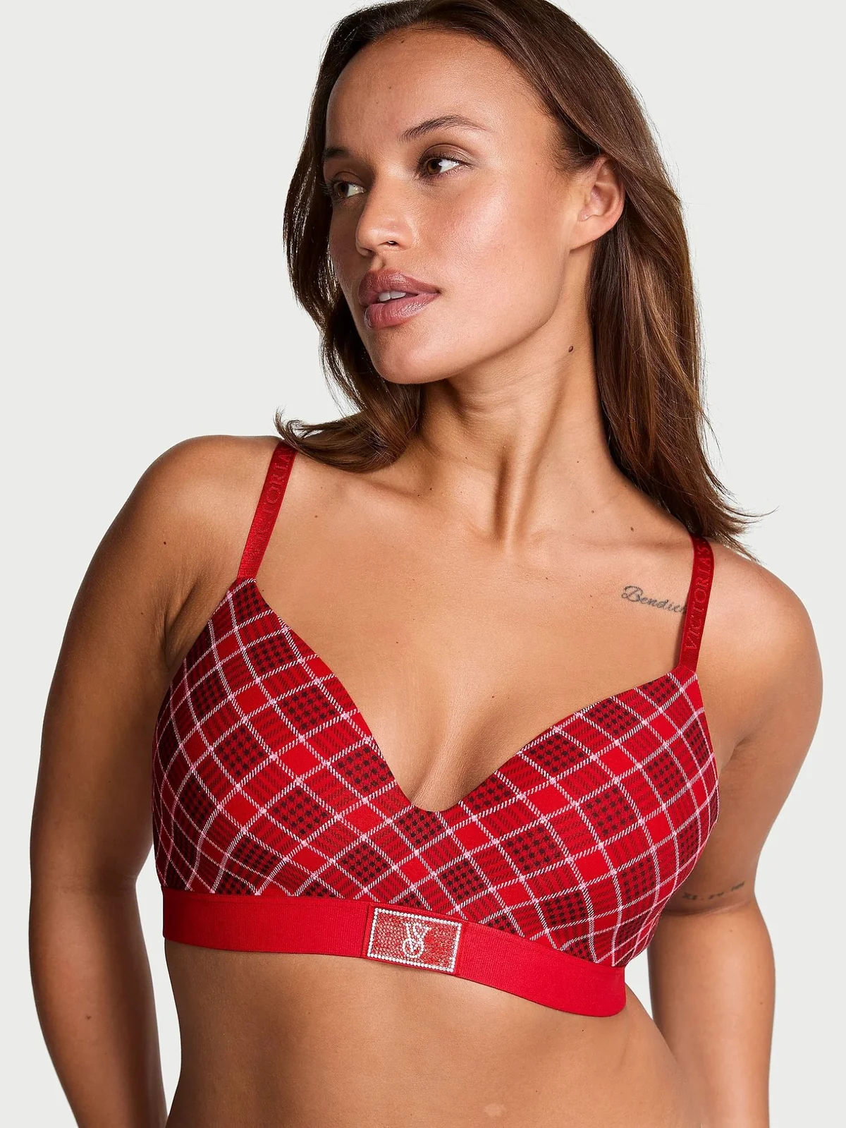 Бюстгальтер Victoria's Secret з логотипом зі страз 1159832580