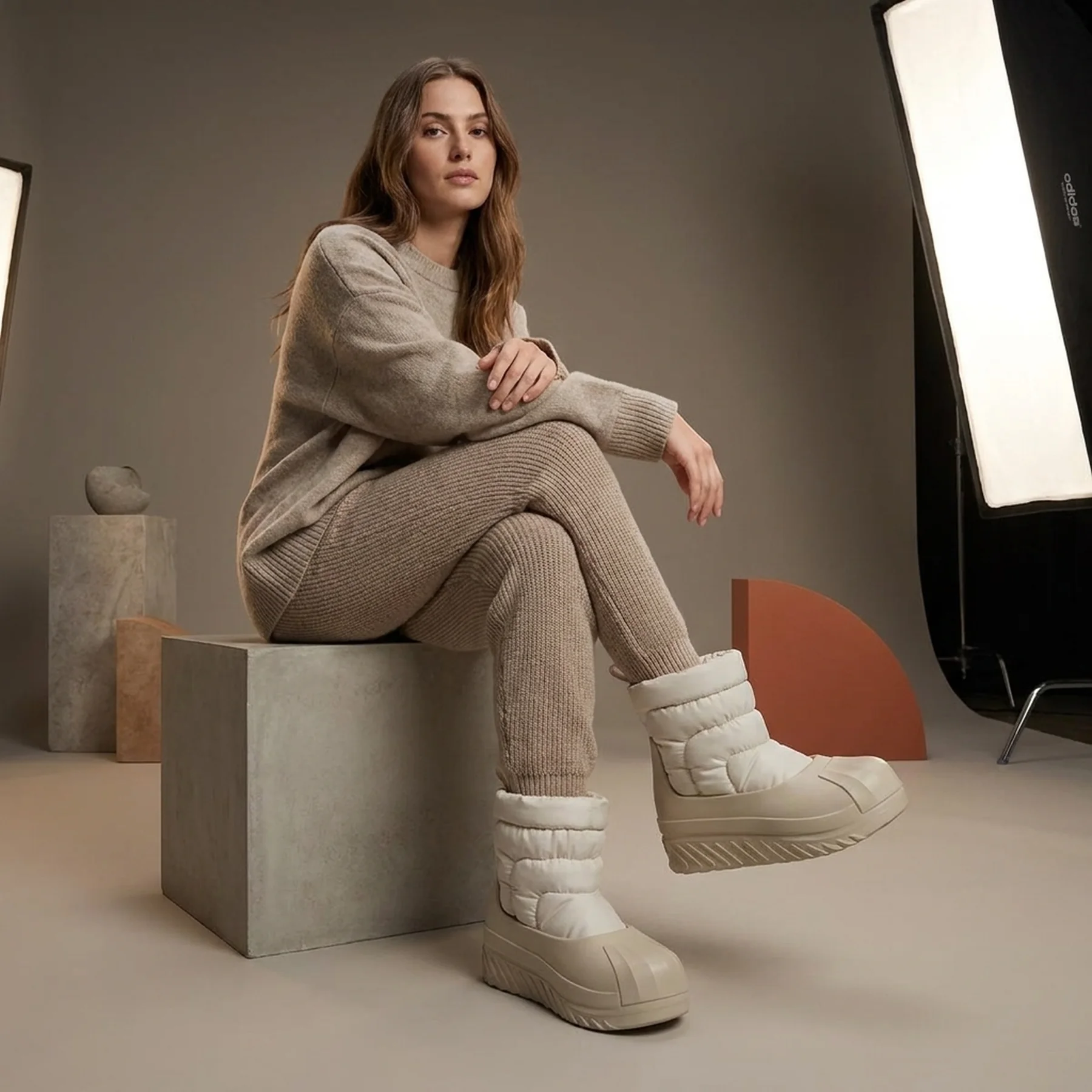 Черевики ADIFOM SUPERSTAR WINTER BOOT W IG2160 Adidas 4 (36,5) Бежевий