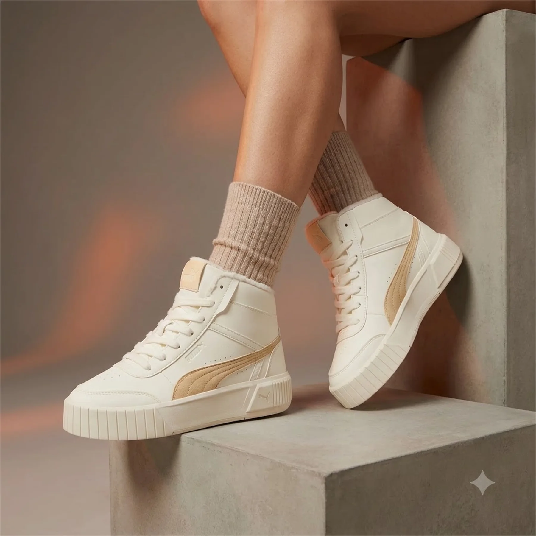 Черевики Carina Mia Mid WTR 40358402 Puma 3,5 (36) Білий