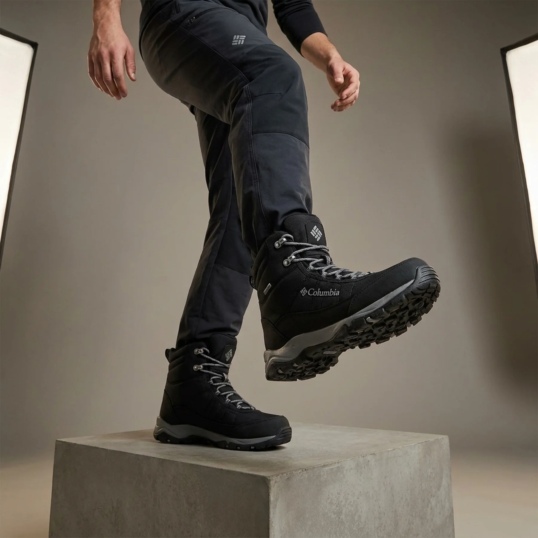 Черевики чоловічі Columbia Fire Camp Waterproof -32 Black (BM1766 012)