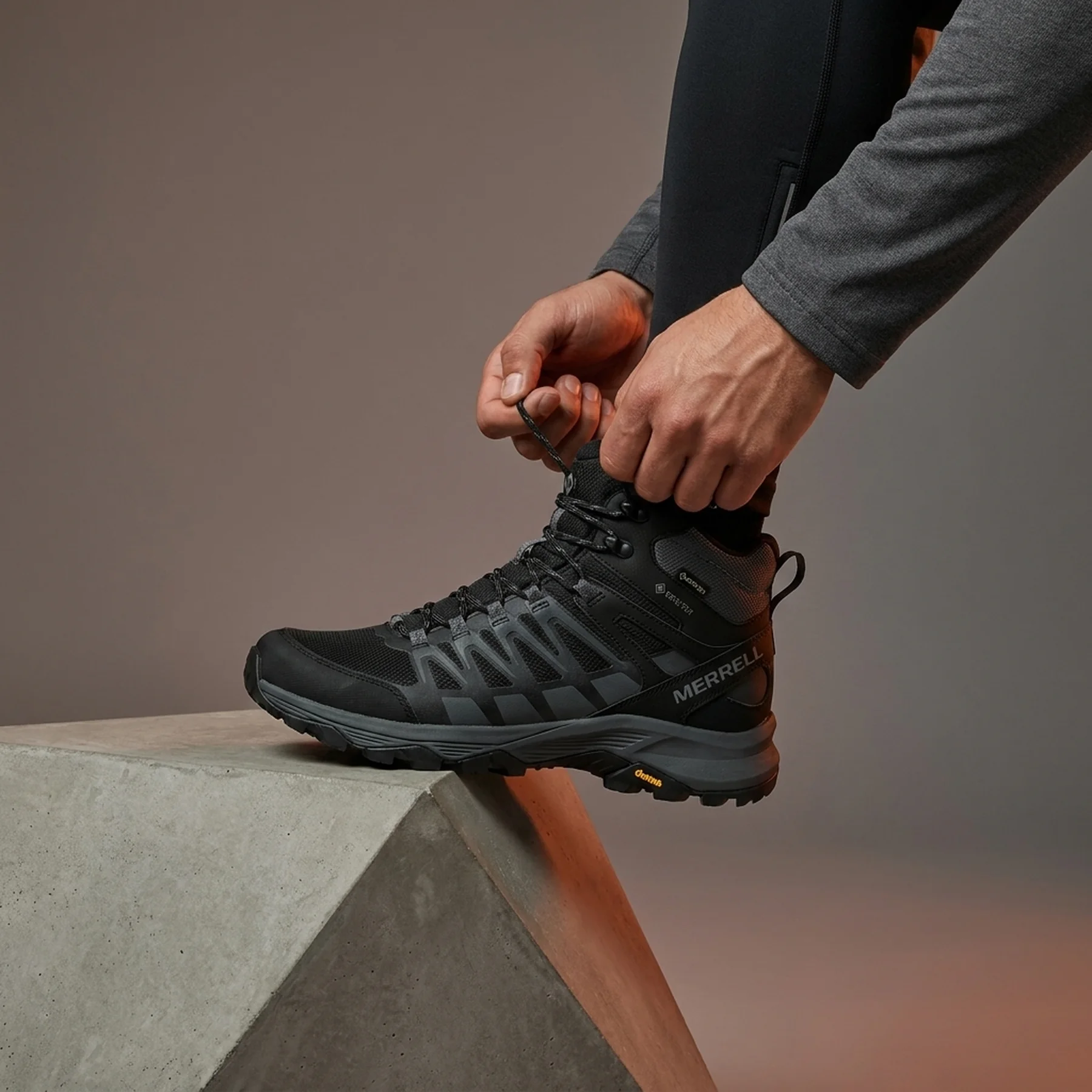 Черевики чоловічі Merrell Speed Strike Mid Gore-Tex Walking Boots Black (J066867)