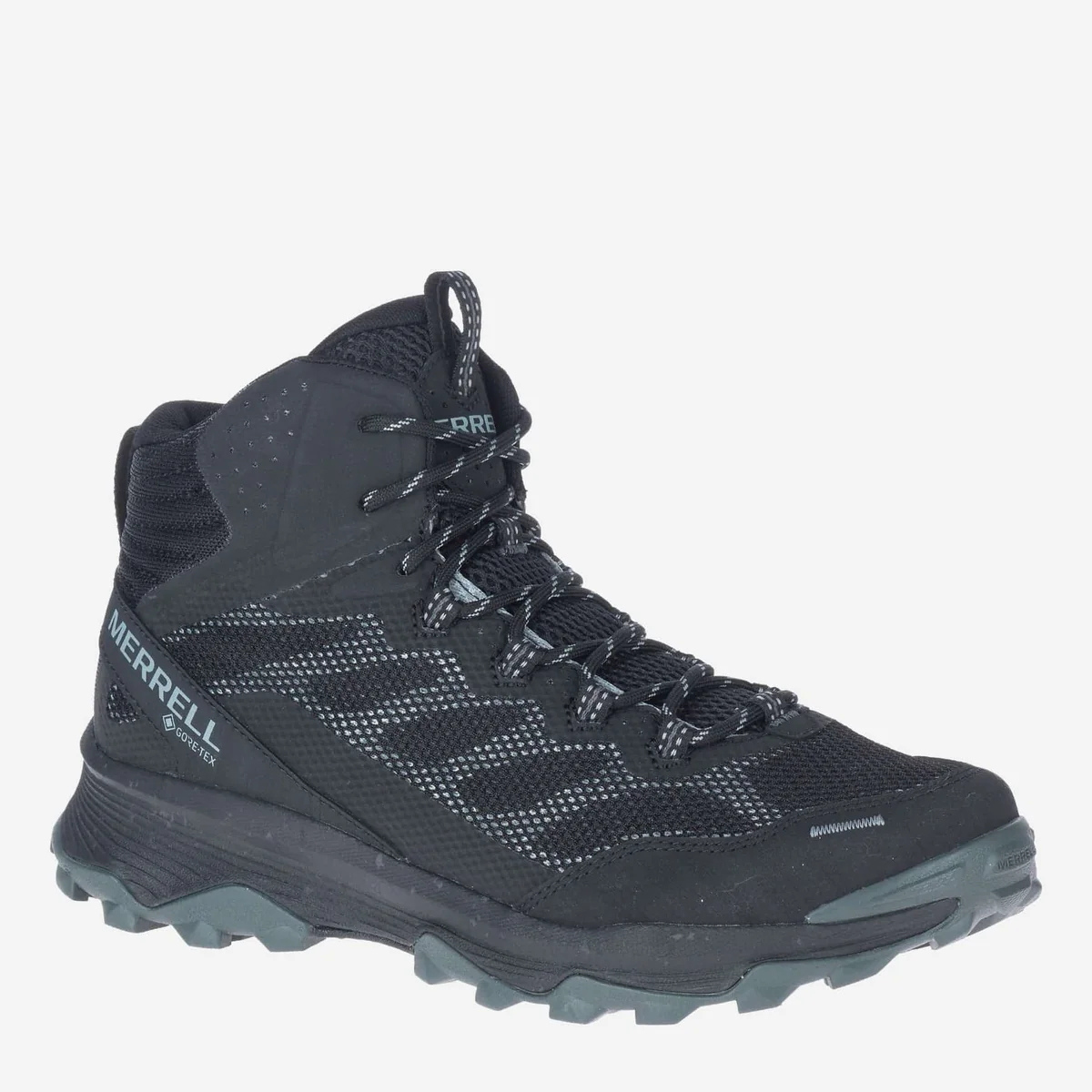 Черевики чоловічі Merrell Speed Strike Mid Gore-Tex Walking Boots Black (J066867) — Взуття