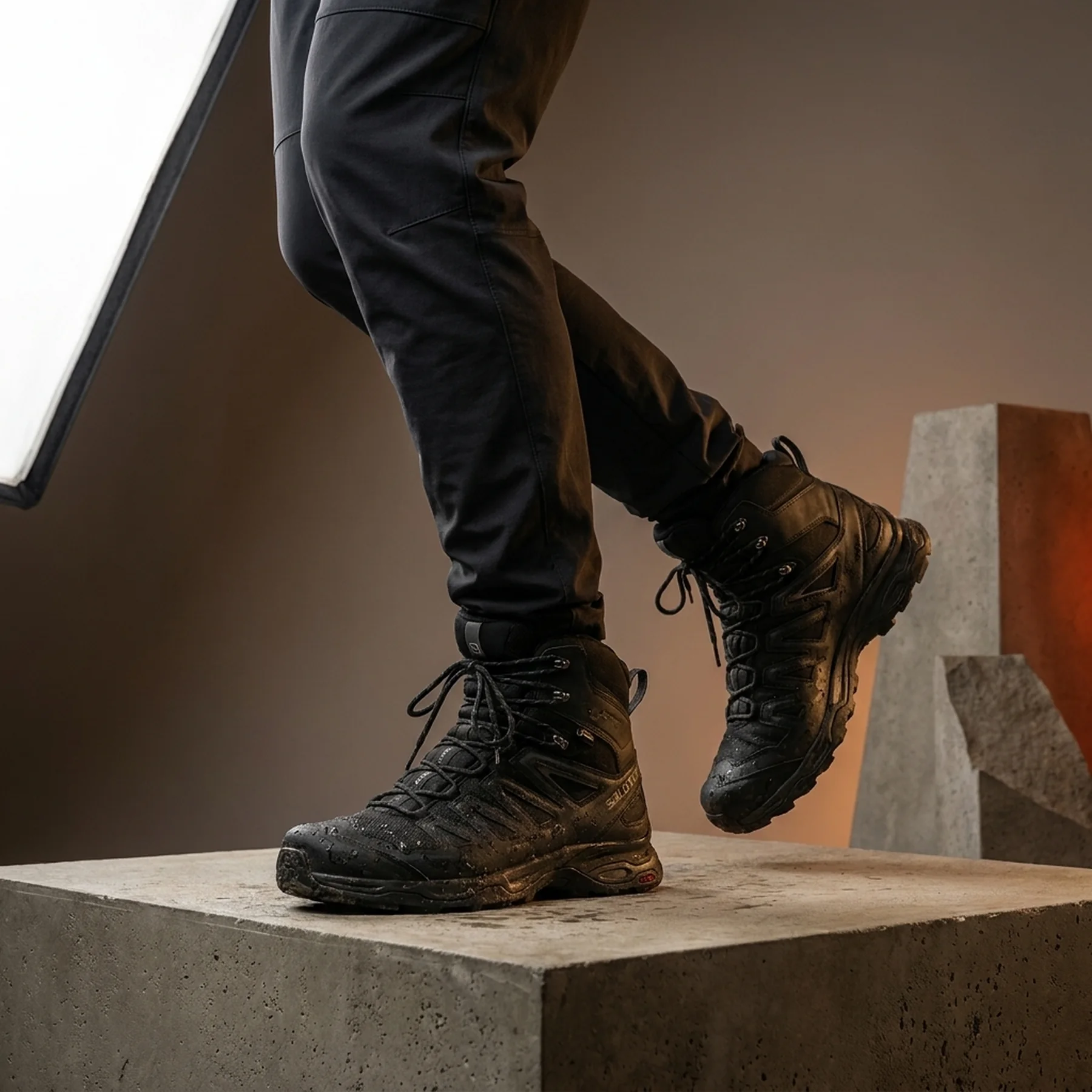 Черевики чоловічі Salomon X Braze Mid Gtx Black (471748)