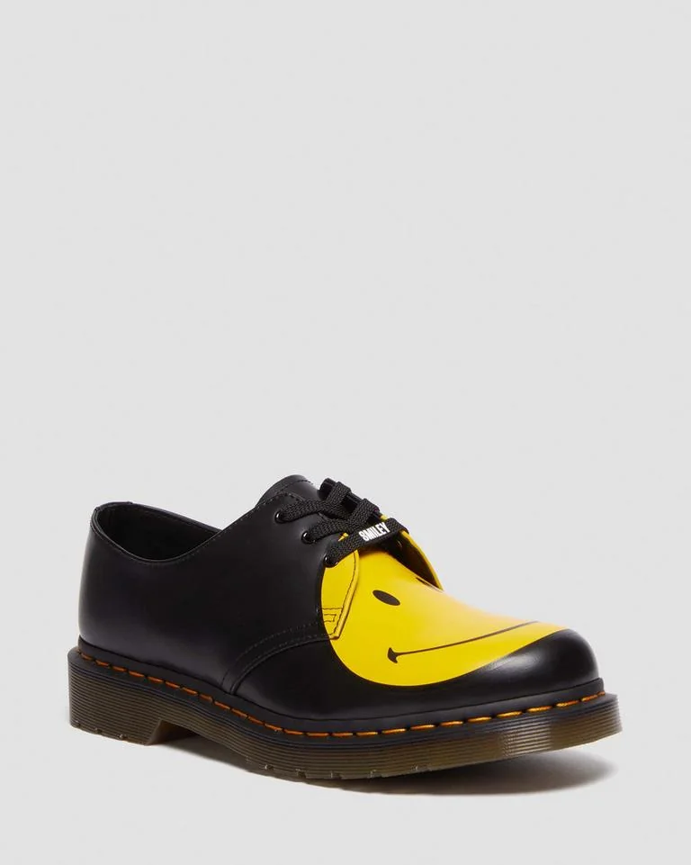 Черевики Dr. Martens 1461 Smiley Black Smooth