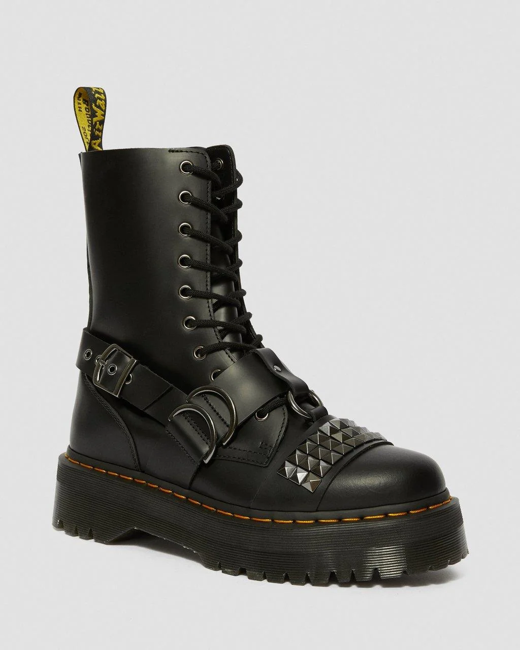 Черевики Dr. Martens Jadon Hi Smooth Leather Studded Platform
