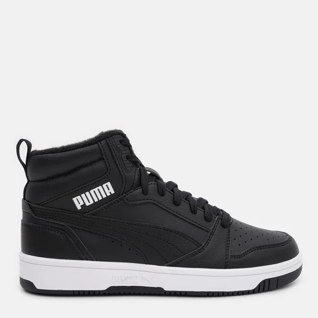 Черевики підліткові Puma Rebound V6 Mid WTR Jr 39468501 Puma 4,5 (37,5) Чорний