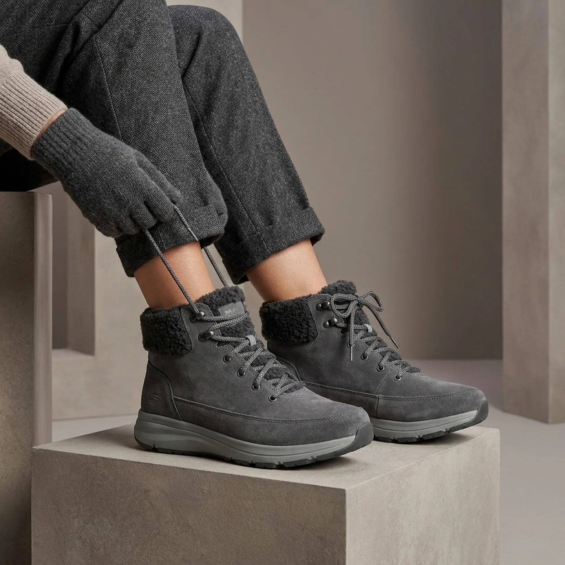 Черевики Skechers On The Go Stellar Winterize Charcoal