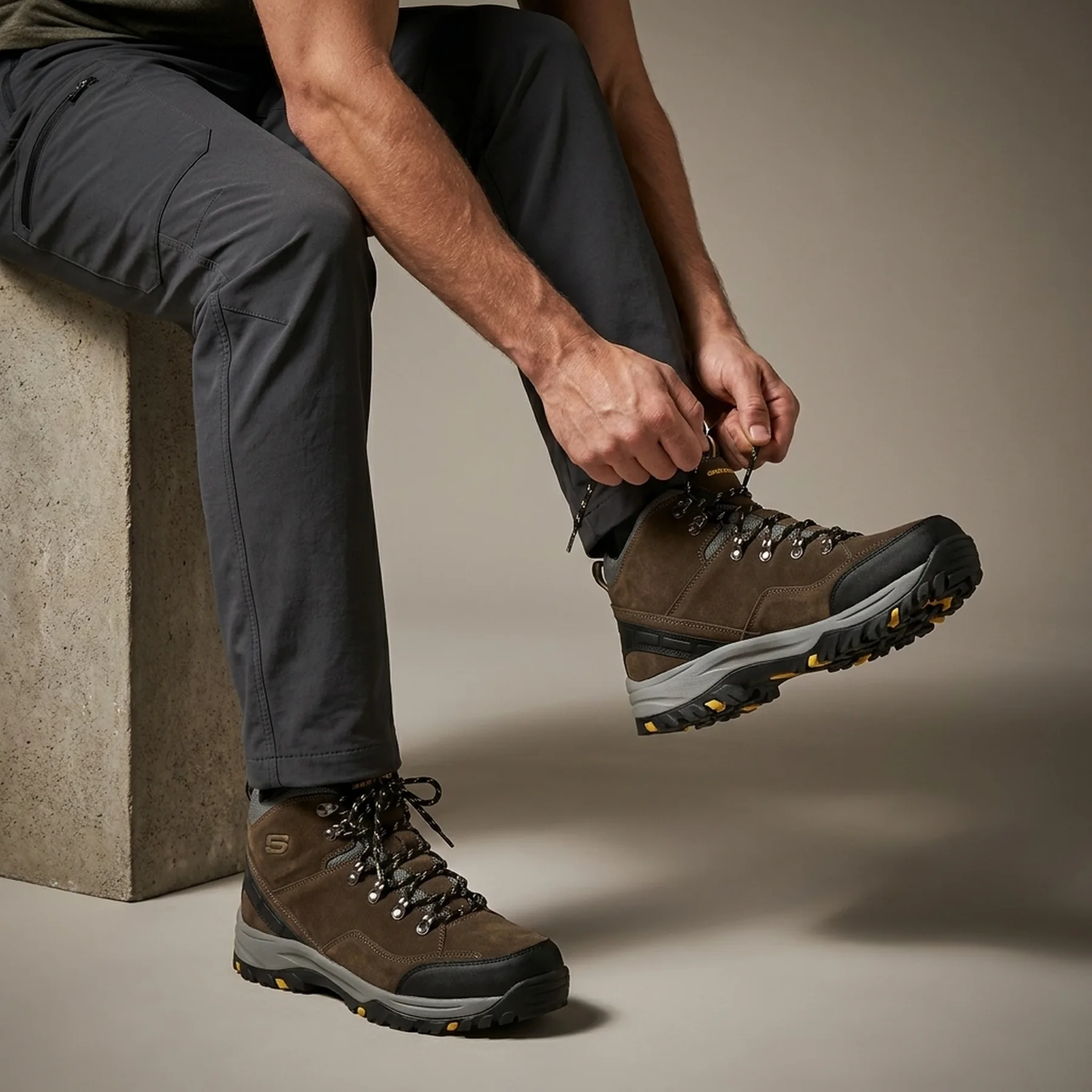 Черевики Skechers Relment Pelmo Khaki