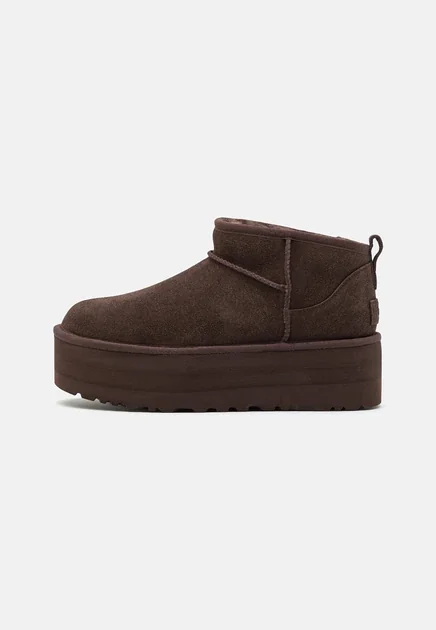 Черевики UGG Classic Ultra Mini Platform Коричневий — Взуття