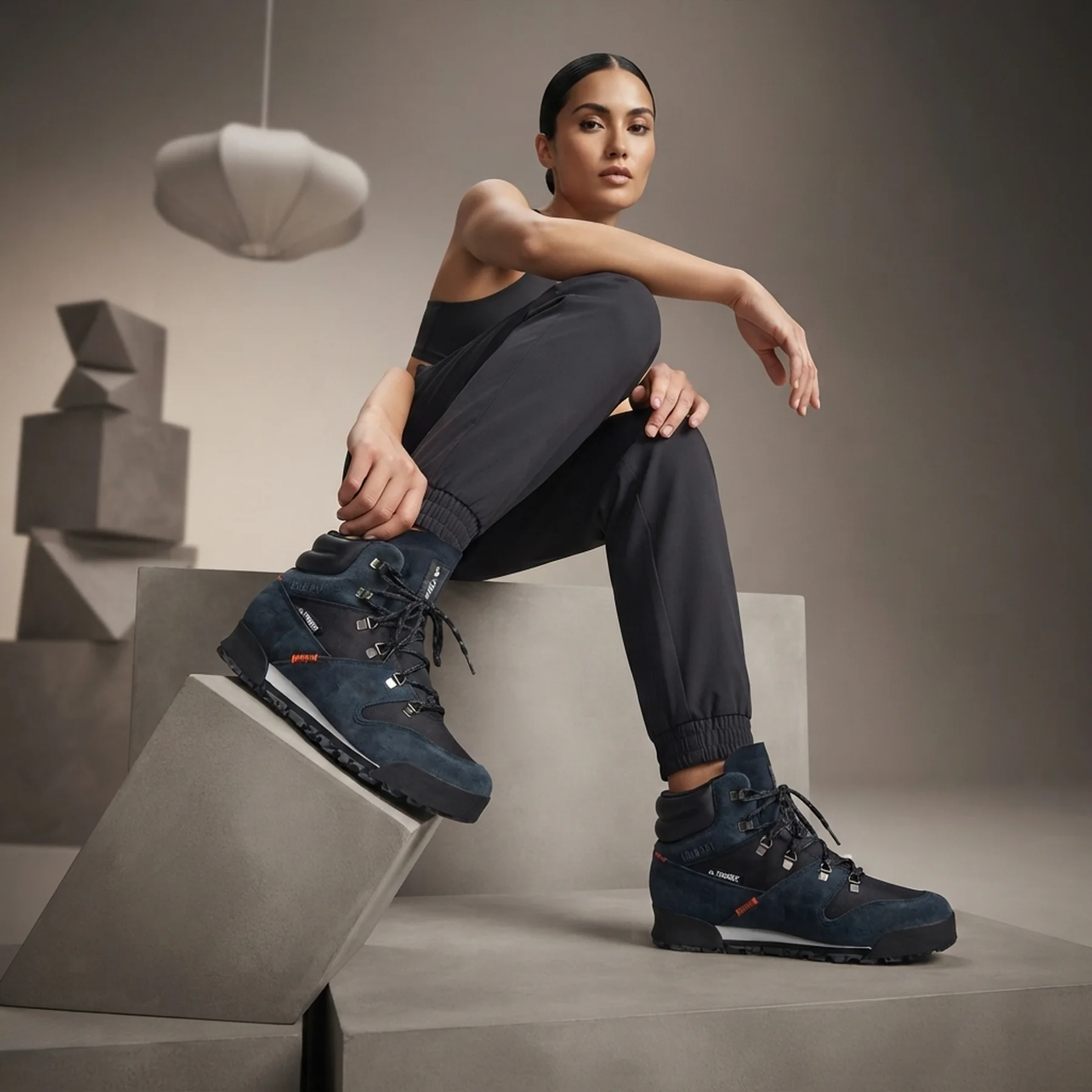 Черевики унісекс Adidas Terrex Snowpitch Black (IH3663)