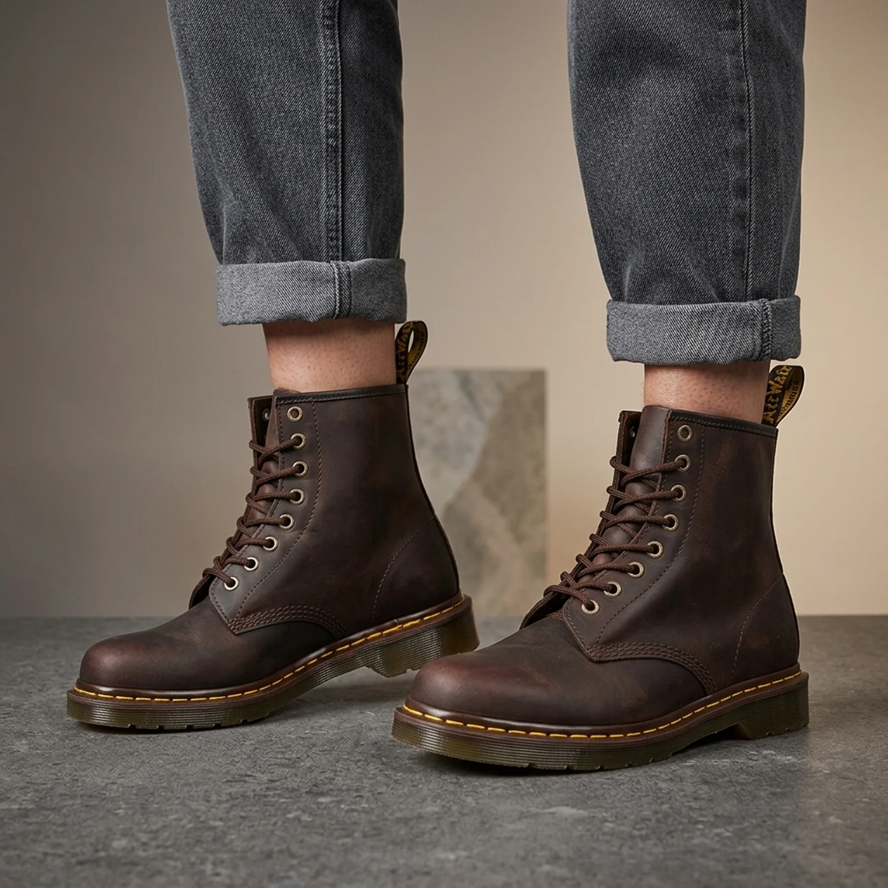 Черевики унісекс Dr. Martens Bota 1460 Crazy Horse Brown (11822203)