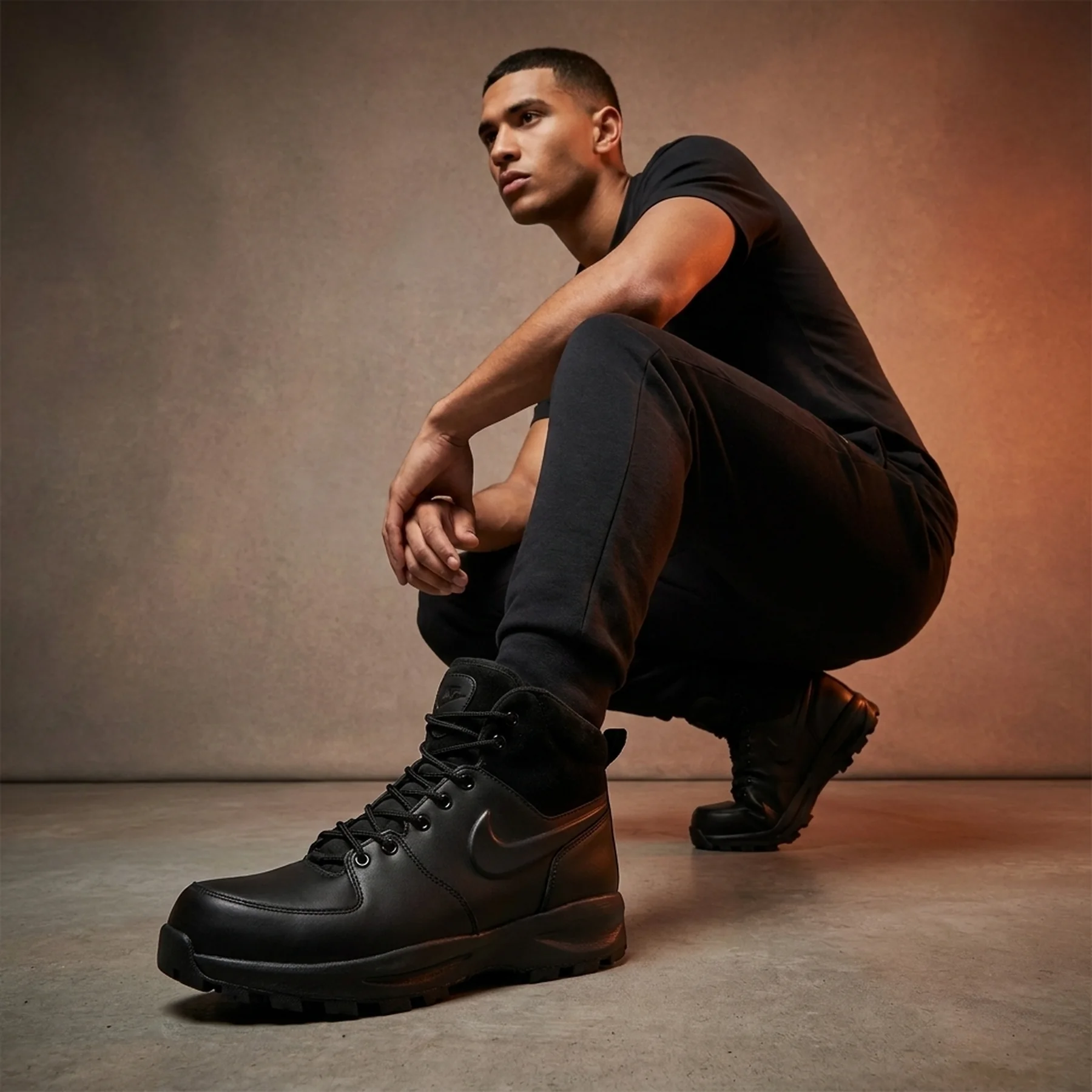 Черевики унісекс Nike Manoa Leather Black (HF7095-001)