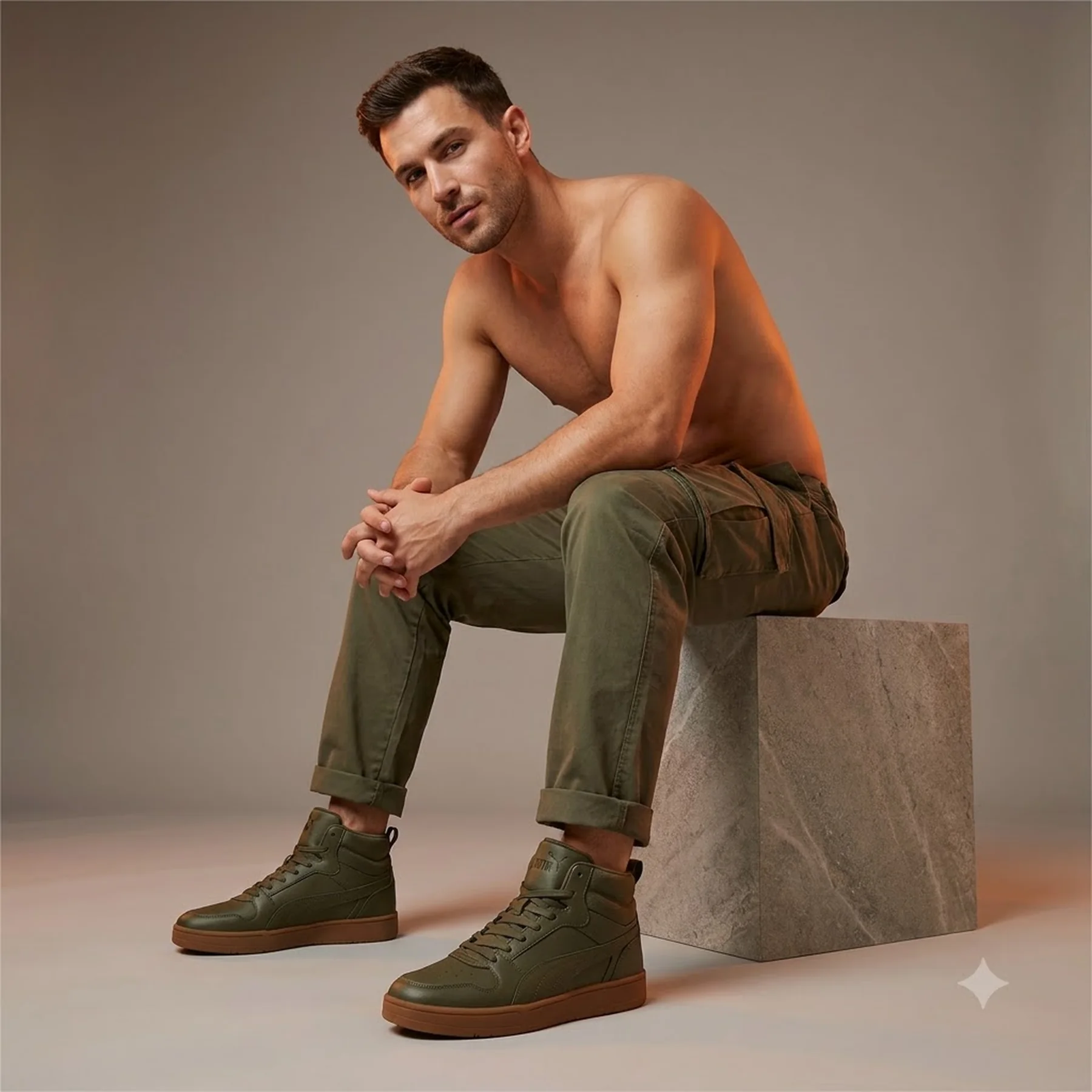 Черевики унісекс Puma Rebound Abrupt Sneakers Green (397468-06)