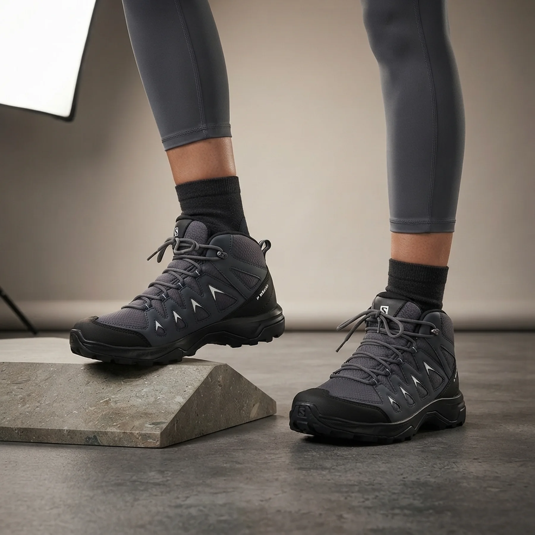 Черевики жіночі Salomon X Braze Mid Gore-Tex Grey (471811)