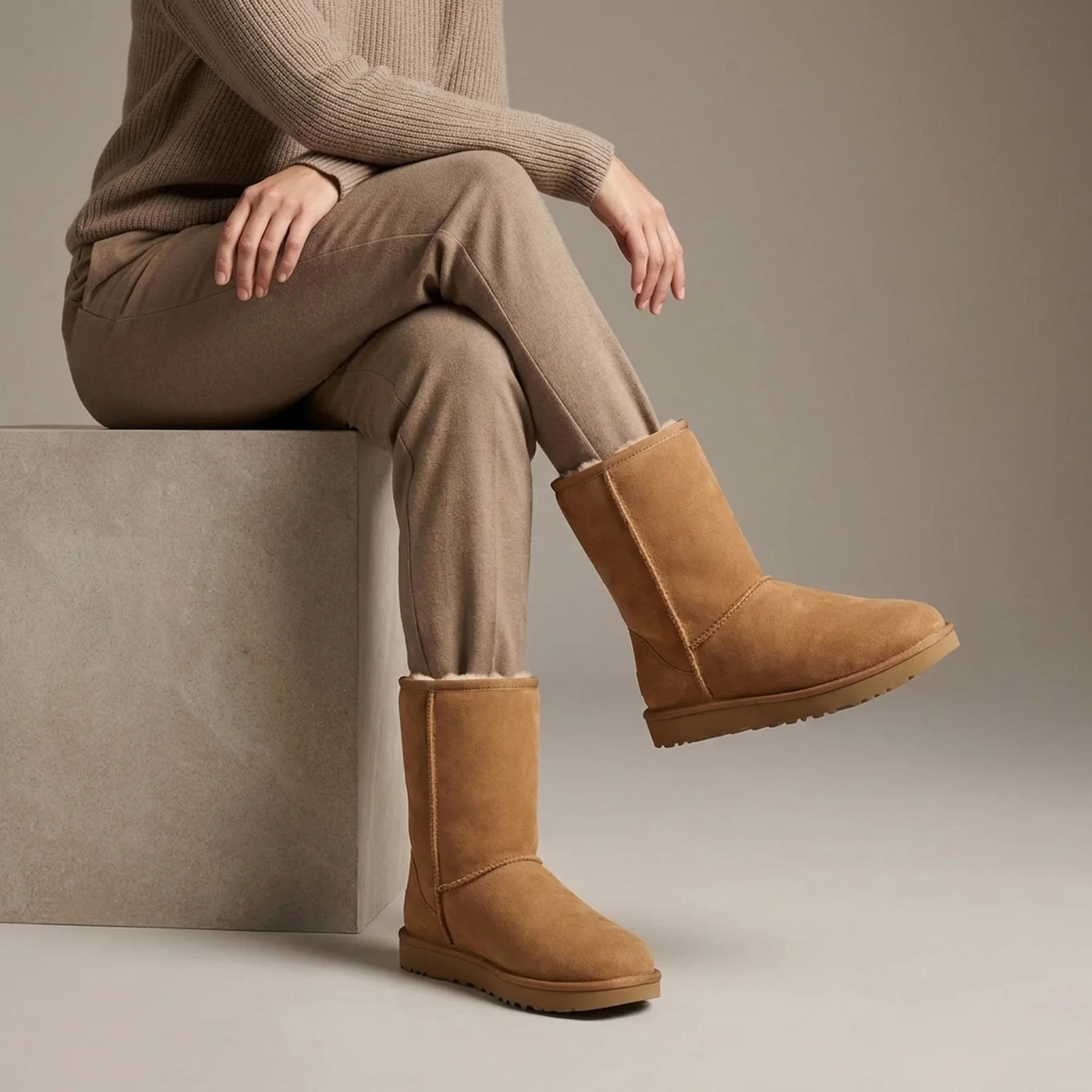 Черевики жіночі Ugg Classic Short Ii Brown (1016223-CHE)