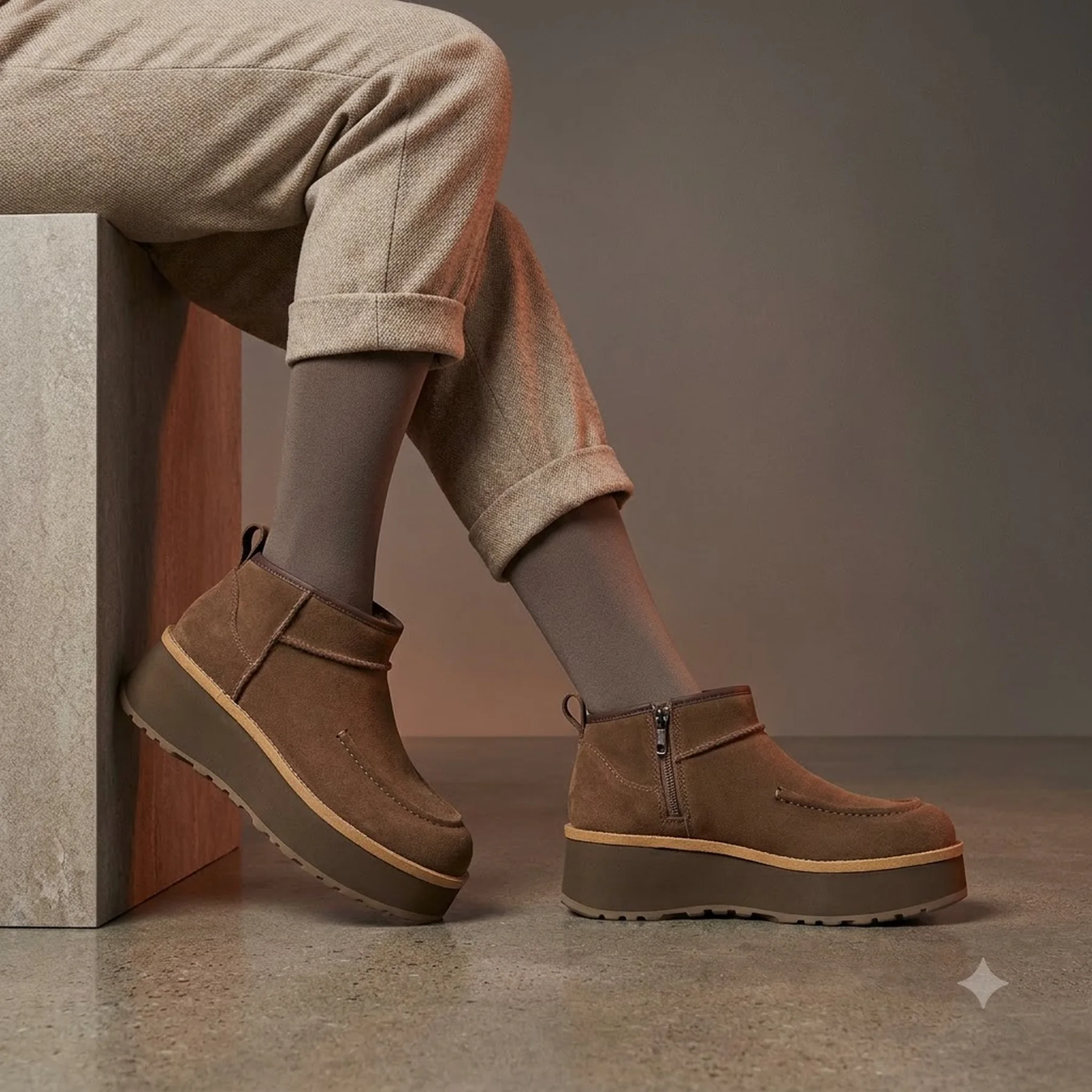 Черевики жіночі Ugg W Cityfunc Ultra Mini Brown (1158193-HCK)