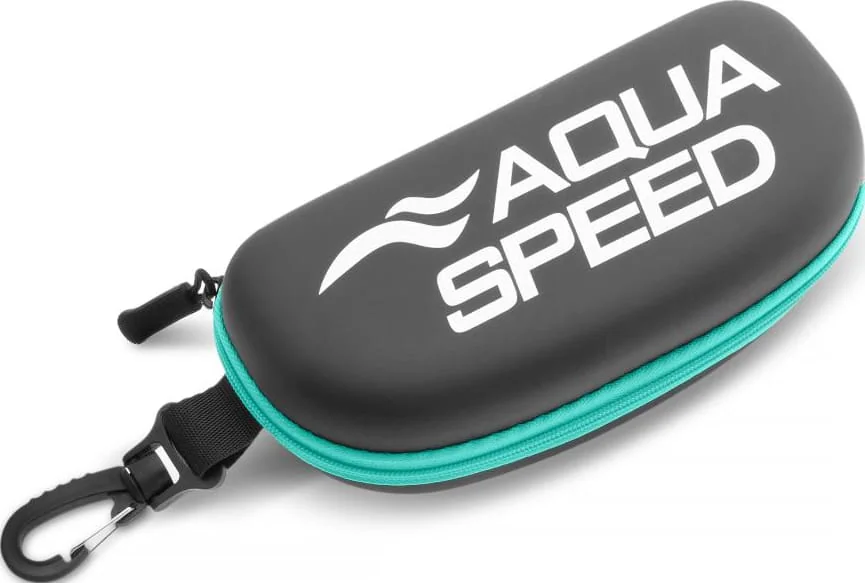 Чохол для окулярів Aqua Speed Goggle Case 62948 чорний, бірюзовий Уні One Size