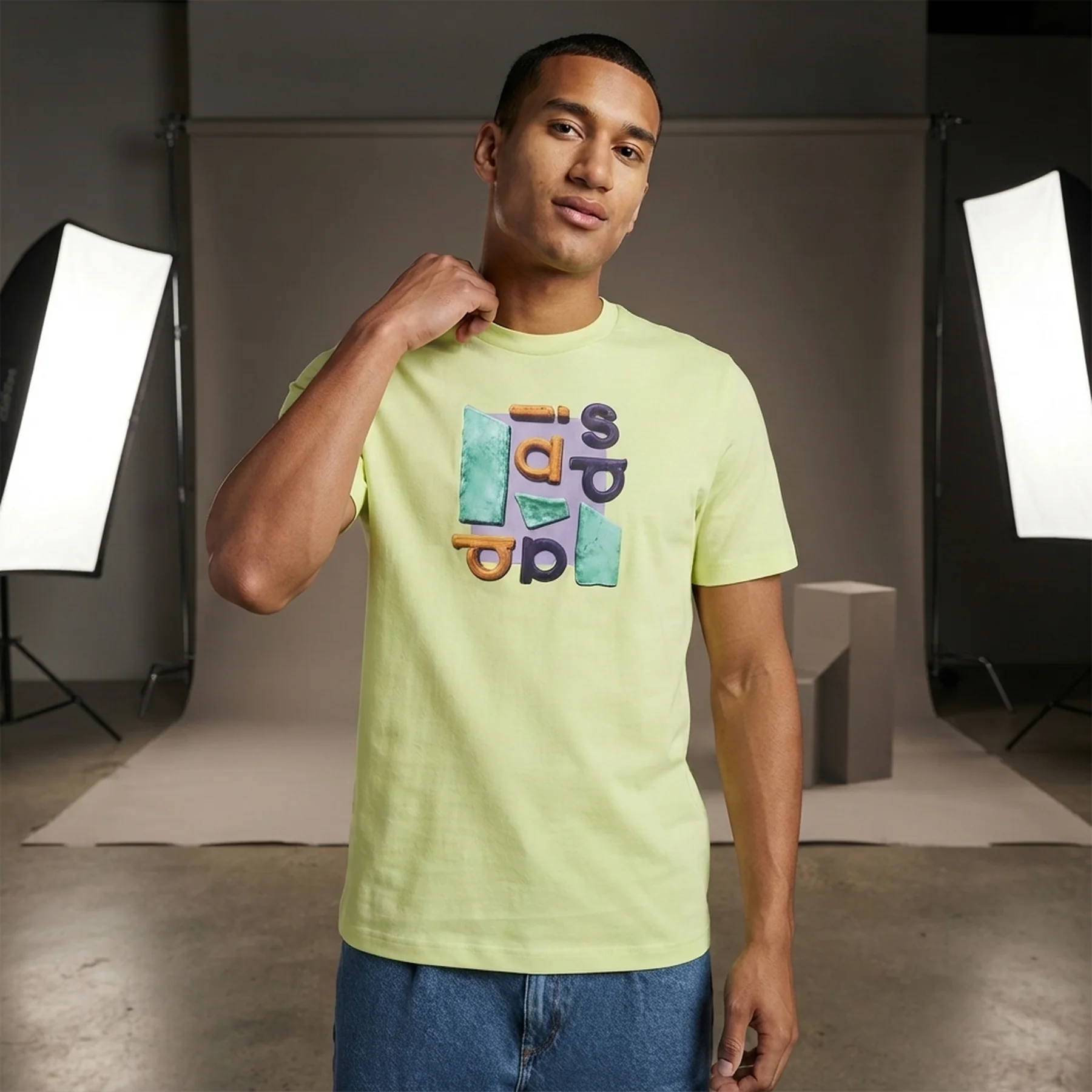 Чоловіча футболка adidas|Camiseta M PR 2TONE T IL5427