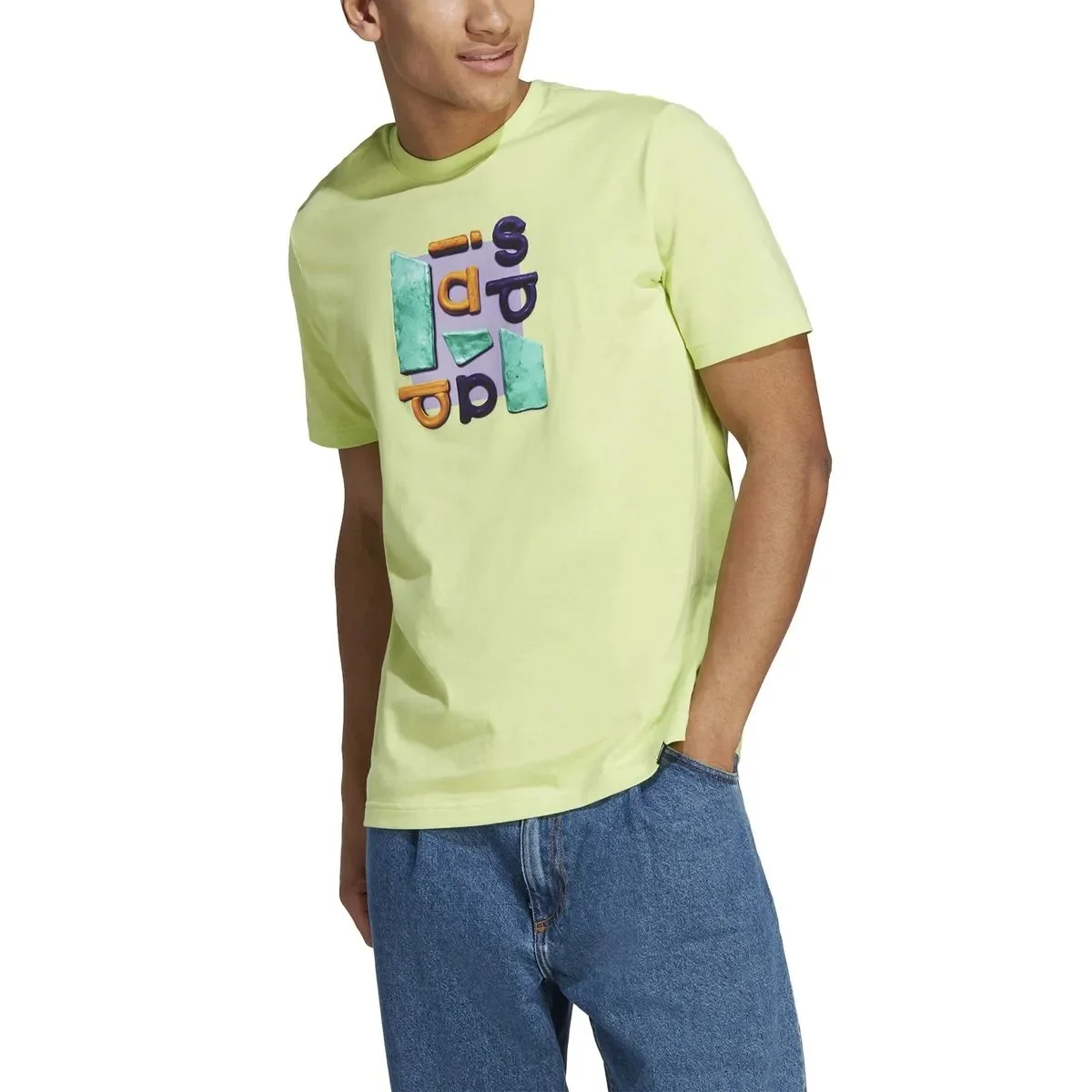 Чоловіча футболка adidas|Camiseta M PR 2TONE T IL5427