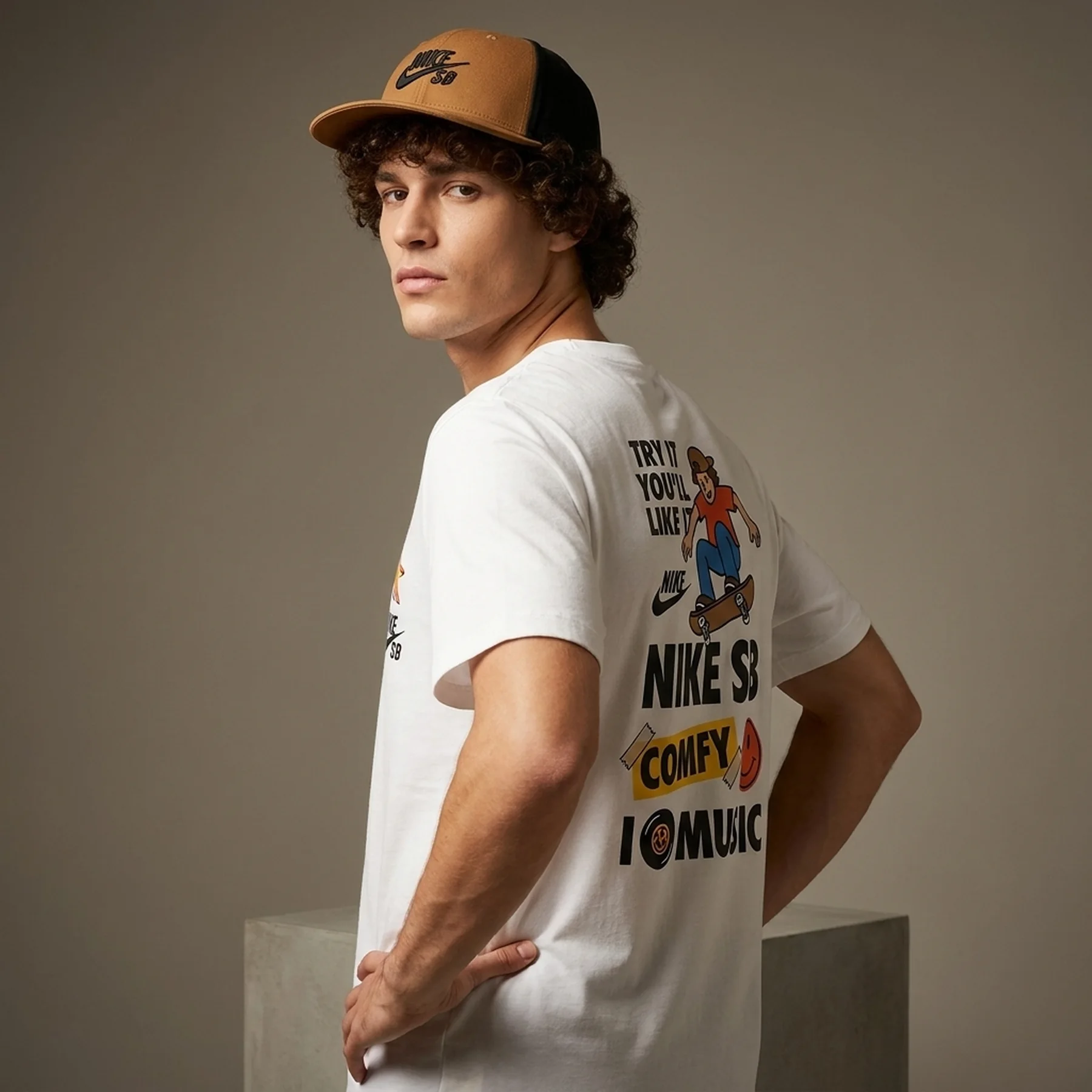 Чоловіча футболка NIKE SB STICKERS IH1435-100
