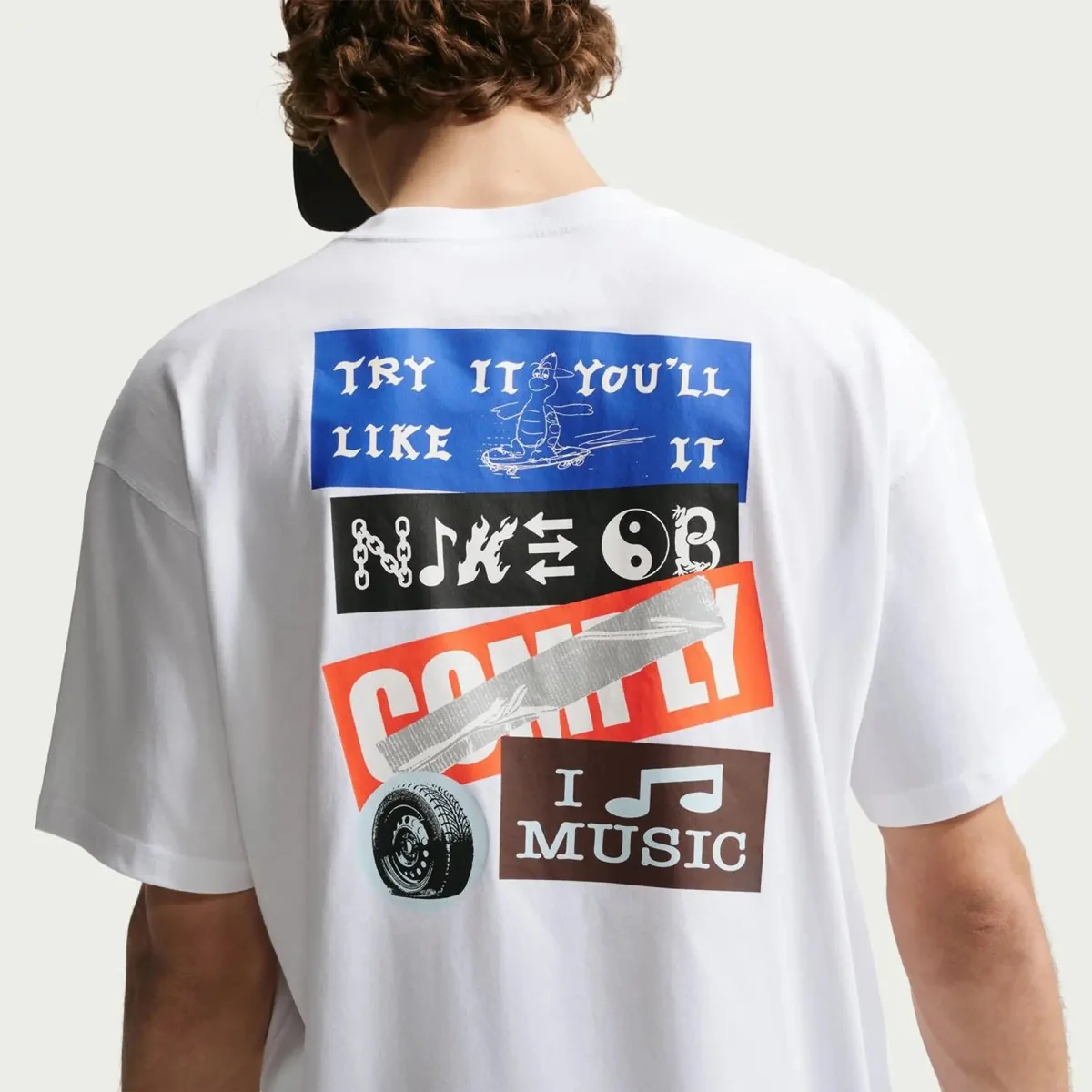 Чоловіча футболка NIKE SB STICKERS IH1435-100