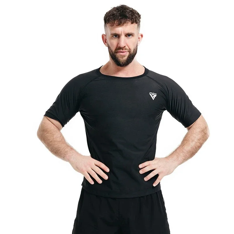 Чоловіча футболка RDX M1 з ефектом сауни Black M