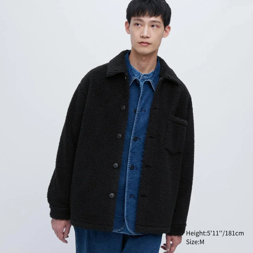 Чоловіча куртка UNIQLO зі штучного хутра 1159797345