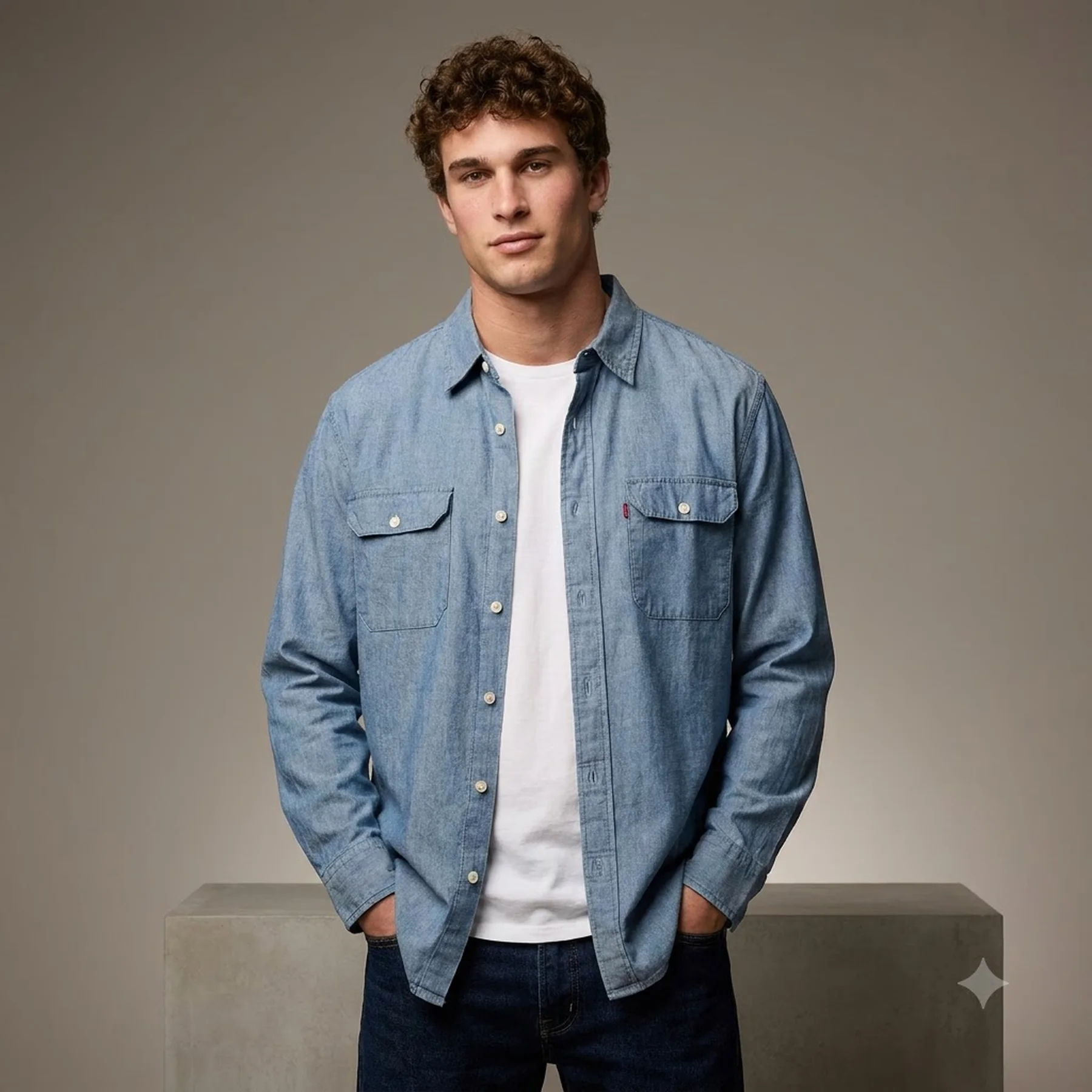 Чоловіча сорочка Levi's на гудзиках 1159847382