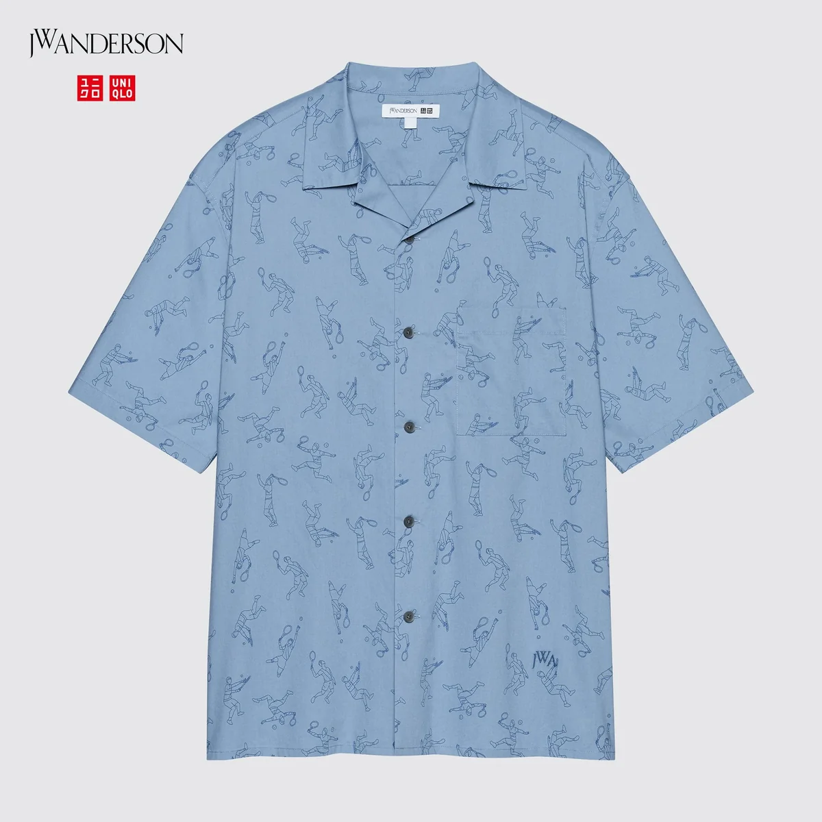 Чоловічі сорочки з коротким рукавом JW Anderson UNIQLO з принтом 1159788227