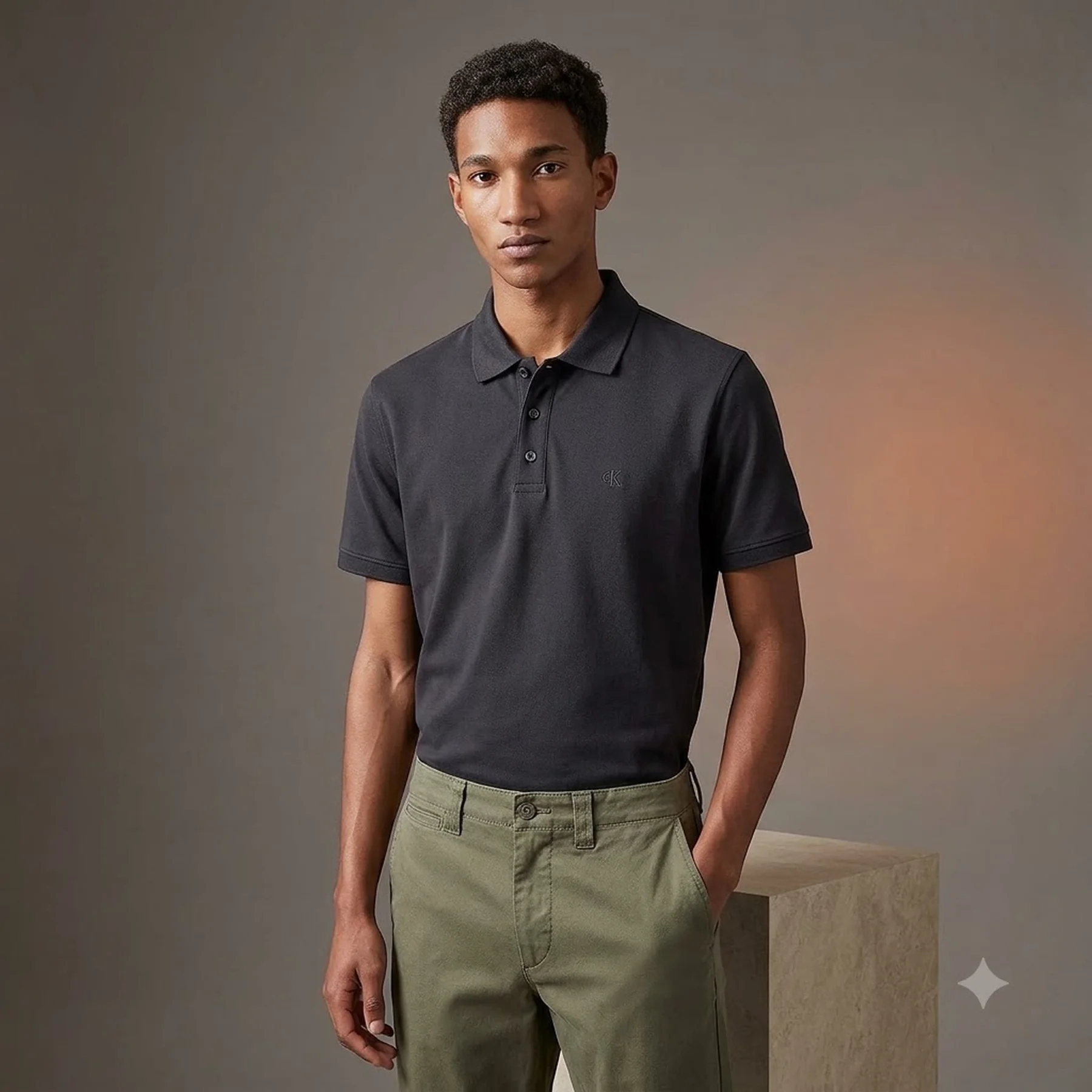 Чоловічі футболки-поло Calvin Klein з коротким рукавом 1159784782