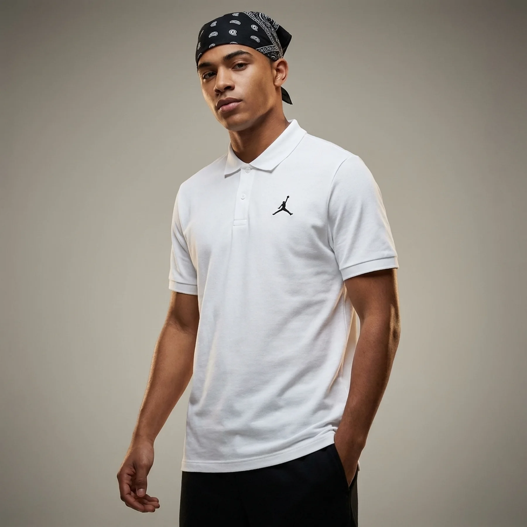Чоловіче поло JORDAN M J BRK POLO TOP - IB1041-100
