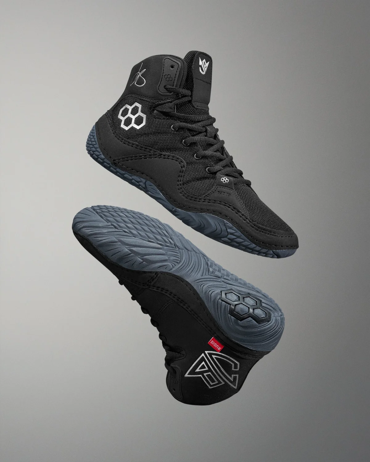 Чоловіче взуття JB1 Adult Wrestling Shoes - Black Metal Rudis