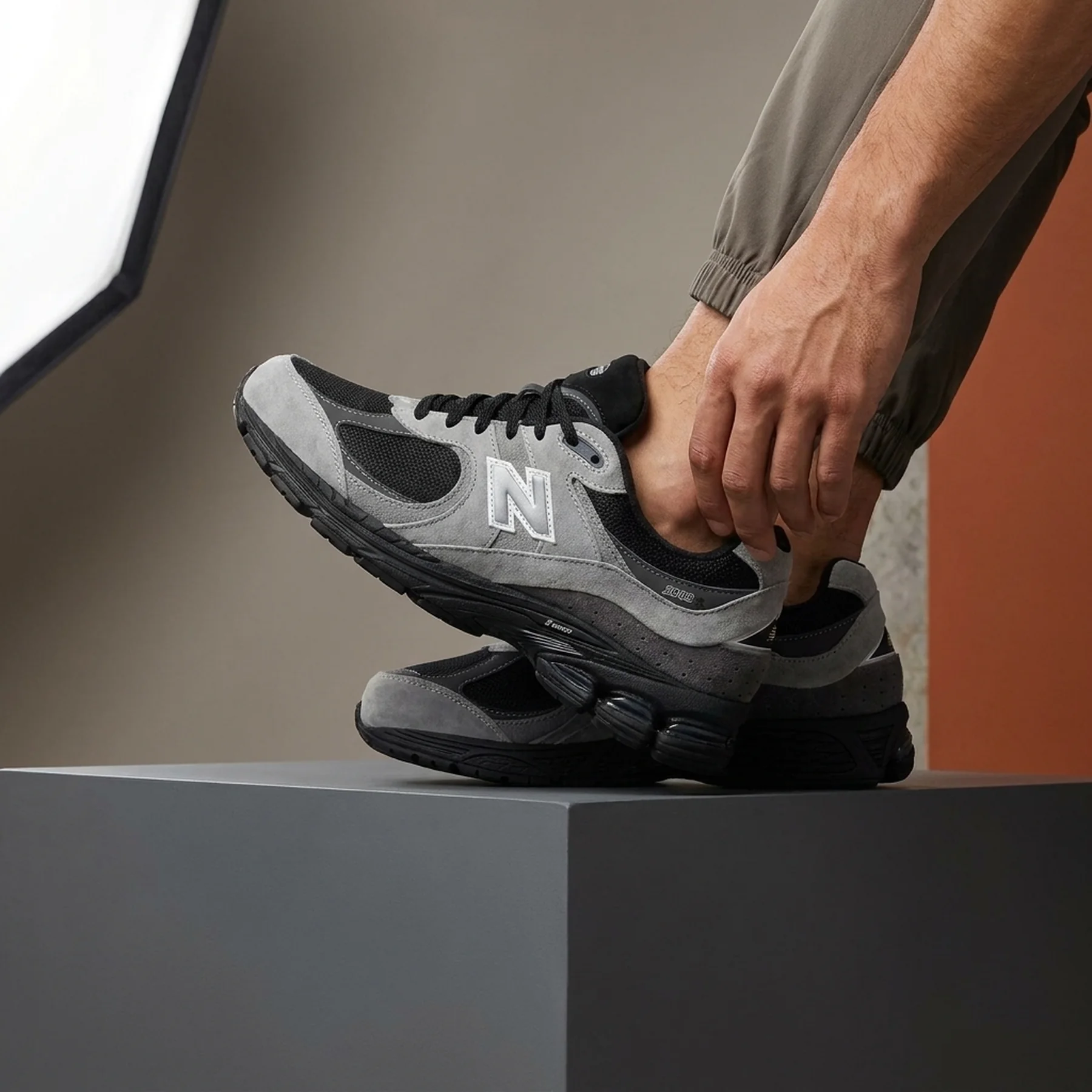 Чоловіче взуття New balance 2002 black New Balance