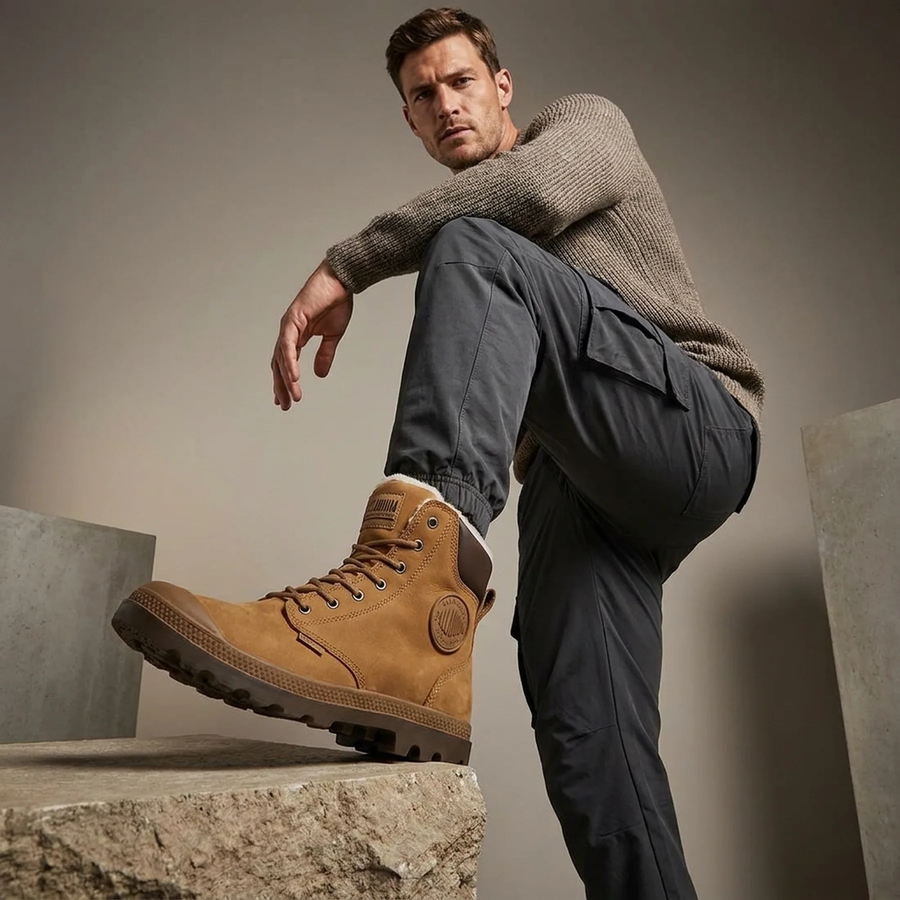 Чоловічі ботинки Palladium Pampa Sport Cuff WP (72992 697 M) 44 (28.5 см.)