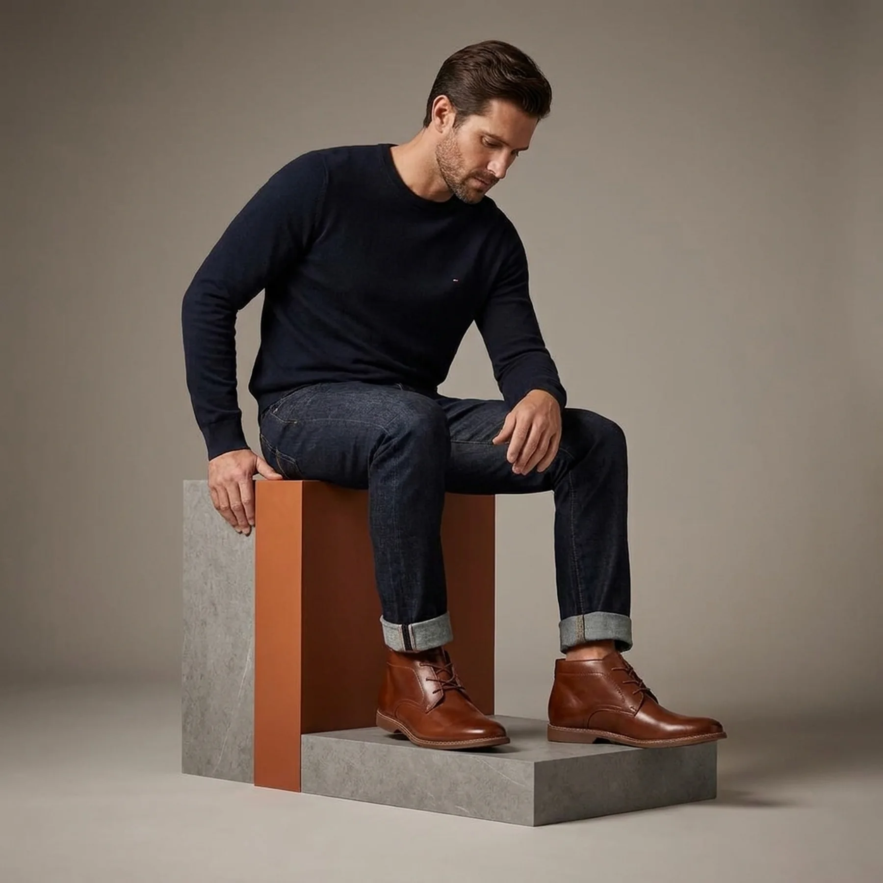Чоловічі черевики Rosell Tommy Hilfiger на шнурках 42,5
