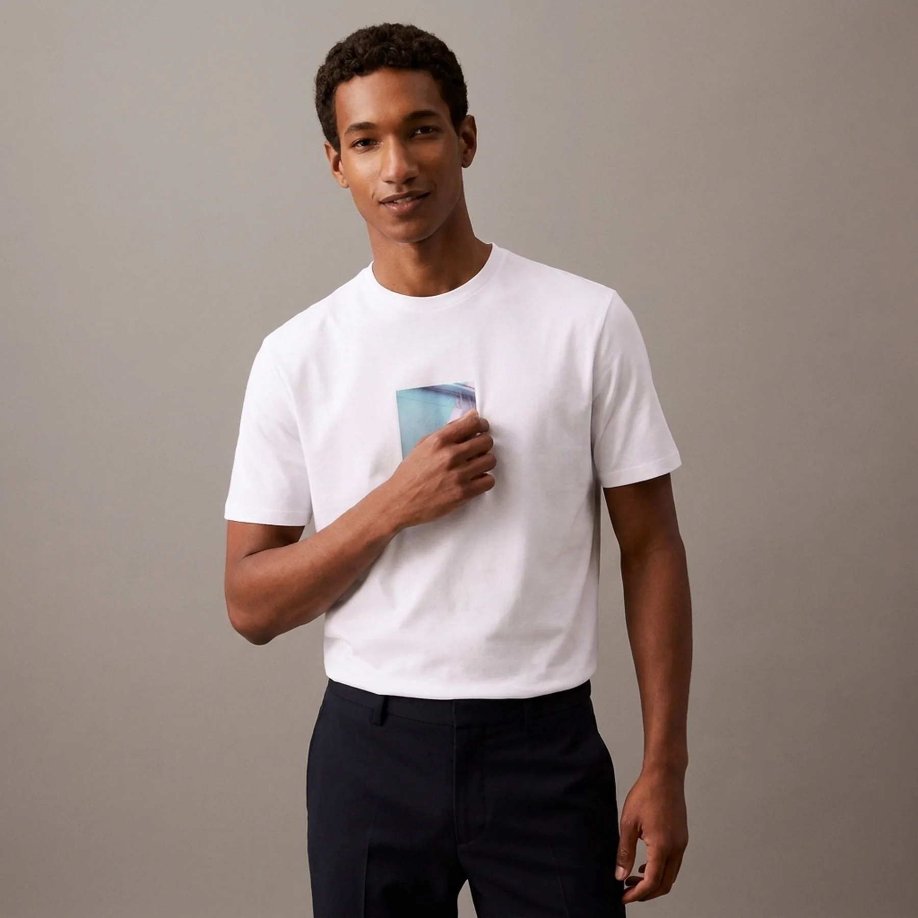 Чоловічі футболки з логотипом Calvin Klein 1159819064