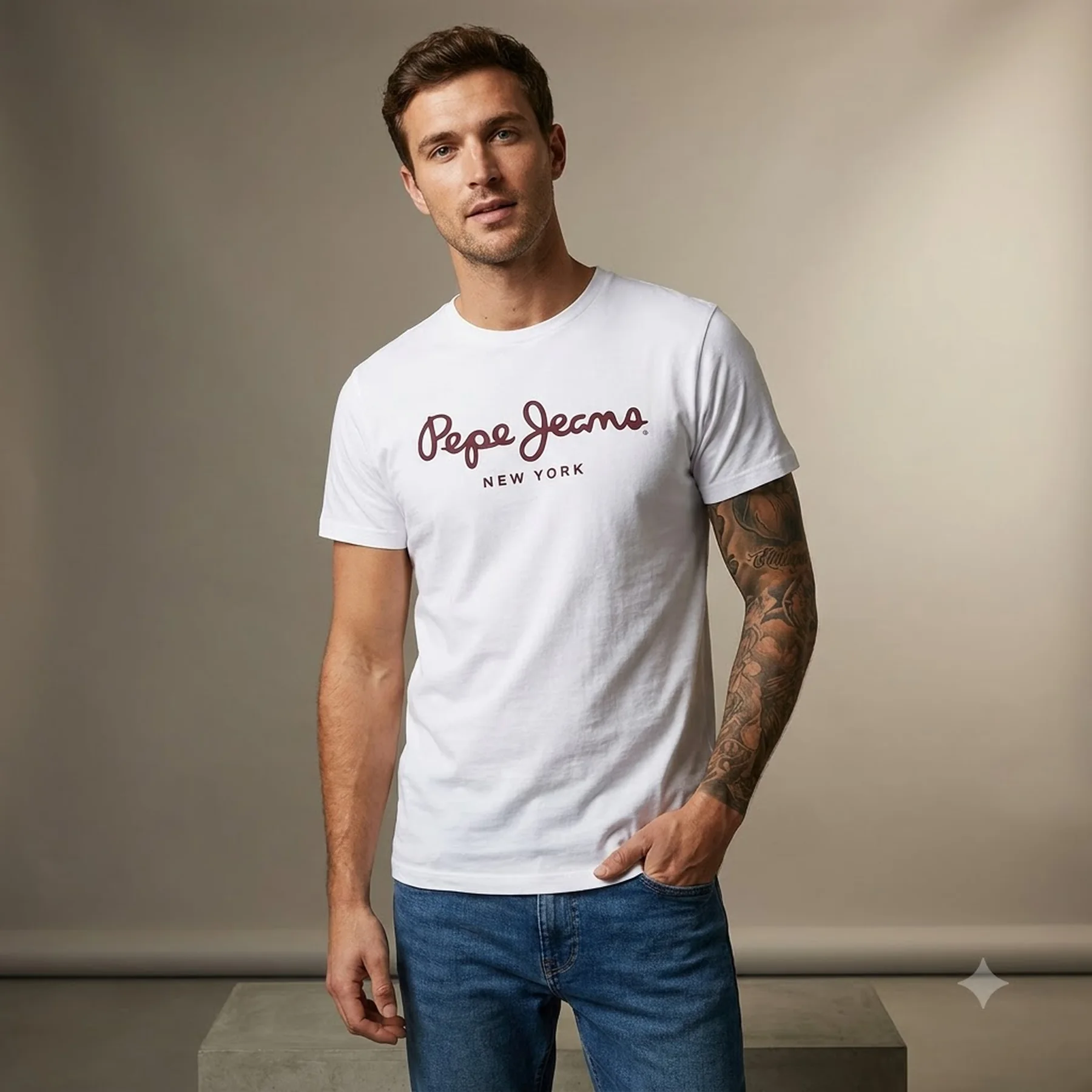 Чоловічі футболки з логотипом Pepe Jeans London 1159812336